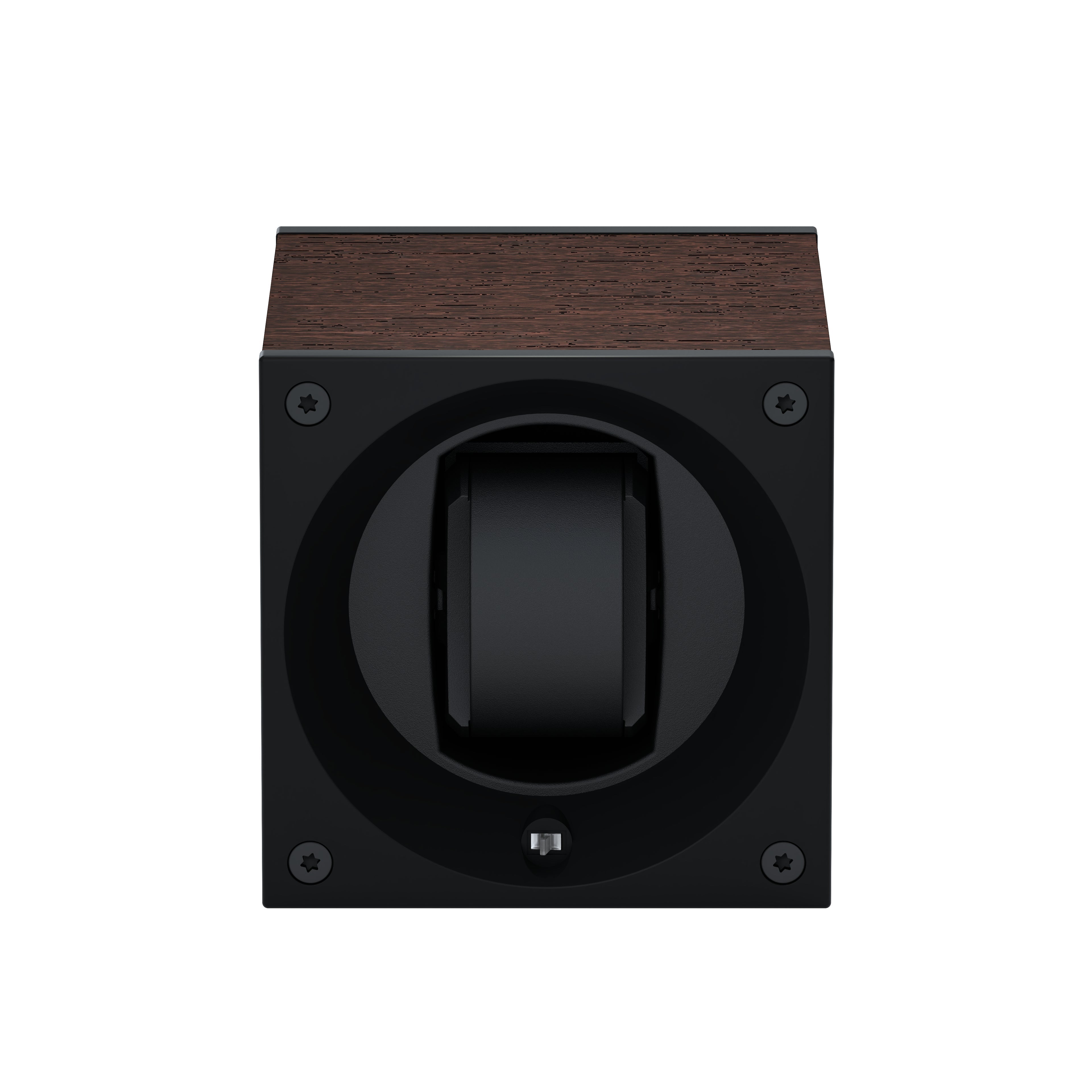 Masterbox 1 Natural Wenge Wood Watch: rotating case for automatic watches