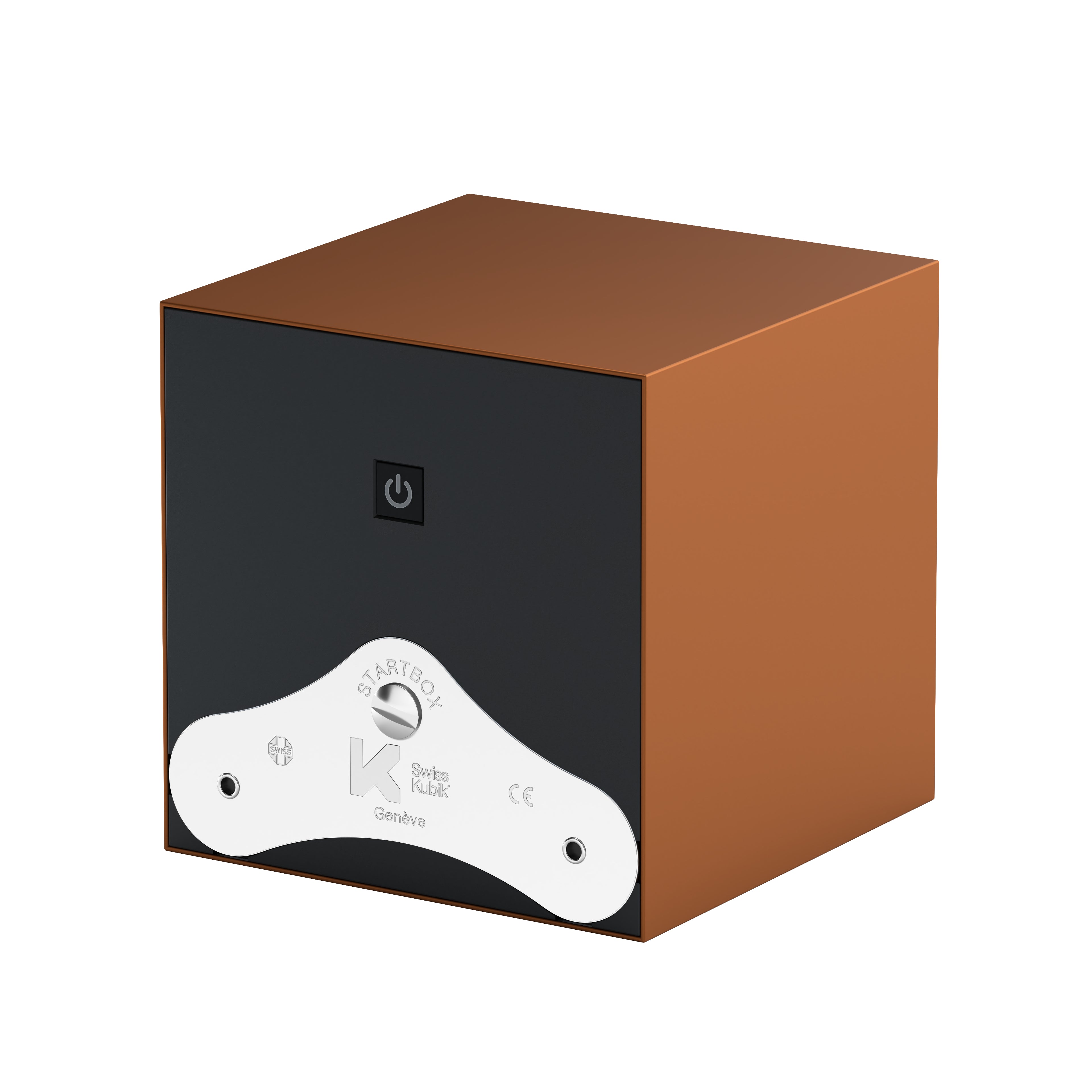 SwissKubik: Startbox Soft Touch Bronze automatic watch winder for 1 watch