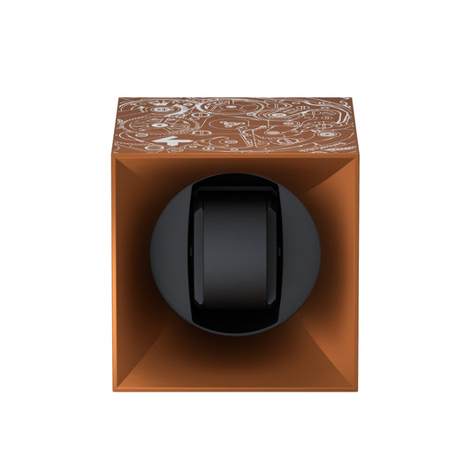 Automatic watch winder: Startbox 1 watch Soft Touch Bronze