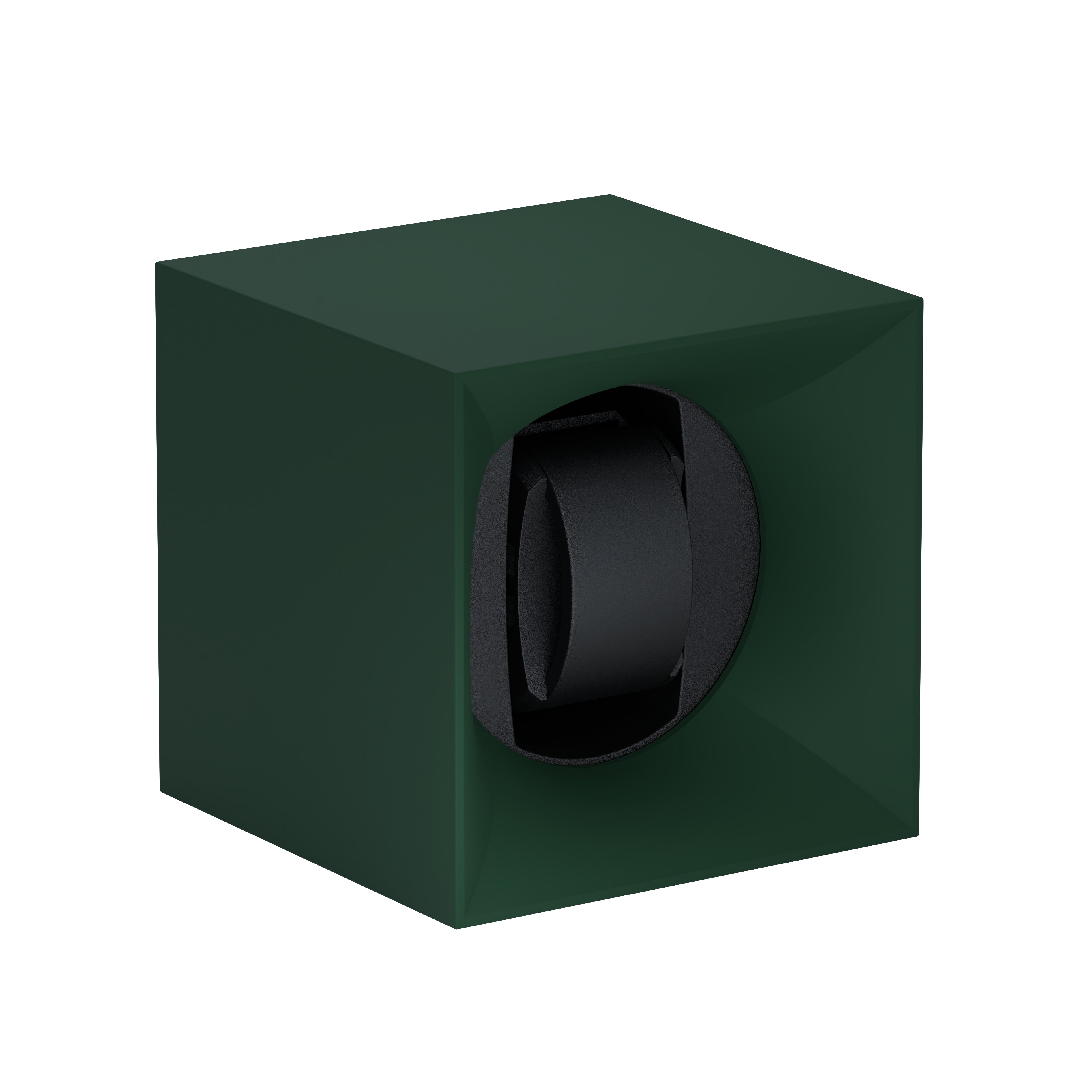 Automatic watch winder: Startbox 1 watch Soft Touch Green