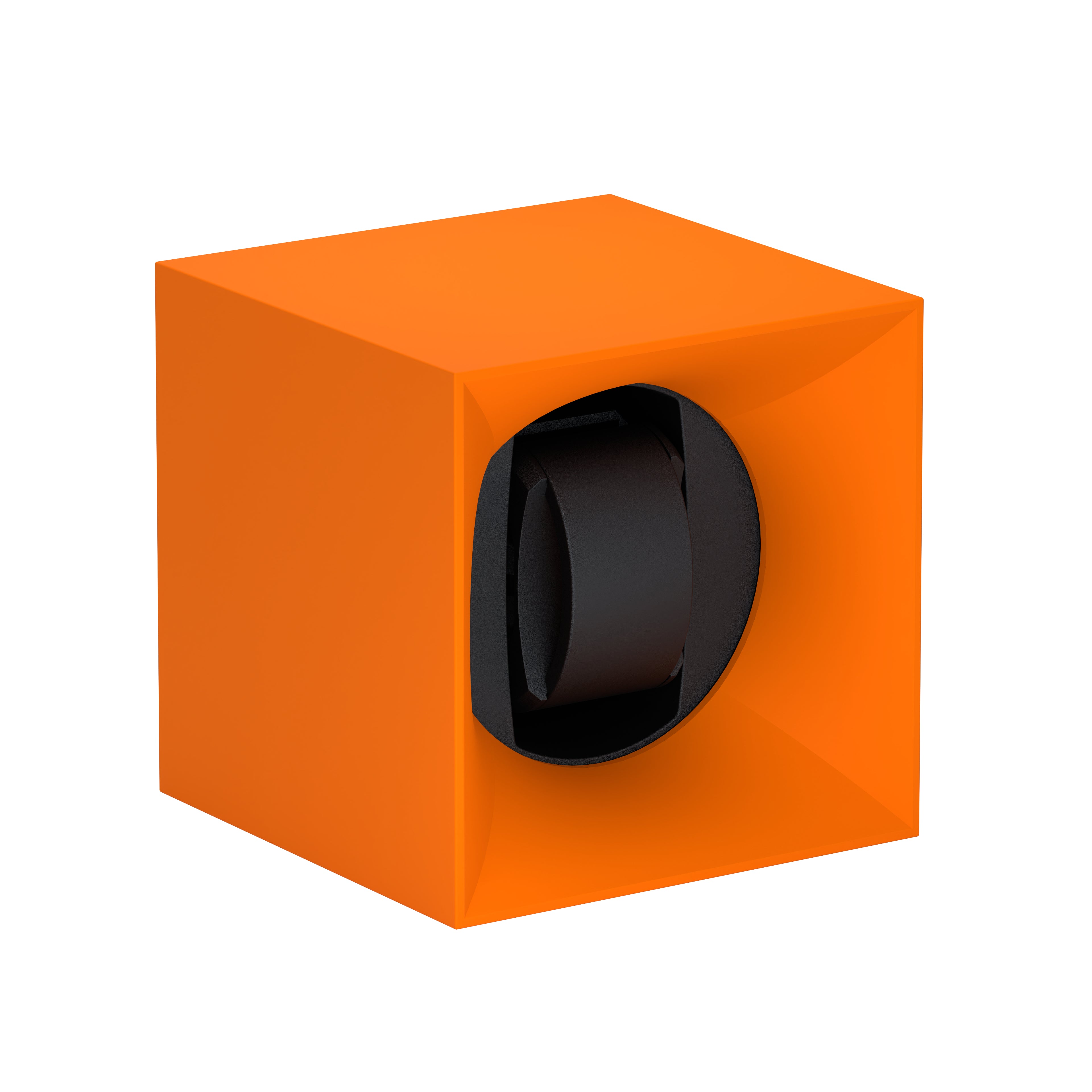 Automatic watch winder: Startbox 1 watch Soft Touch Orange