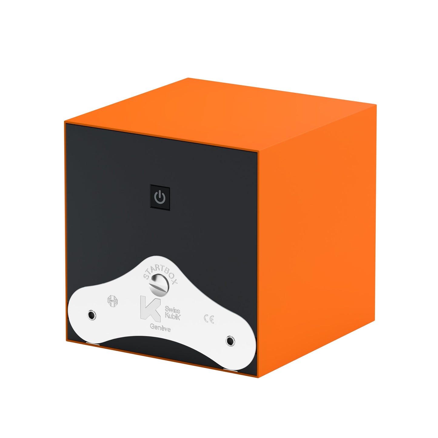 SwissKubik: Automatic watch winder Startbox Soft Touch Orange 1 watch