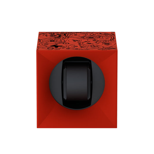Automatic watch winder: Startbox 1 Soft Touch Red watch