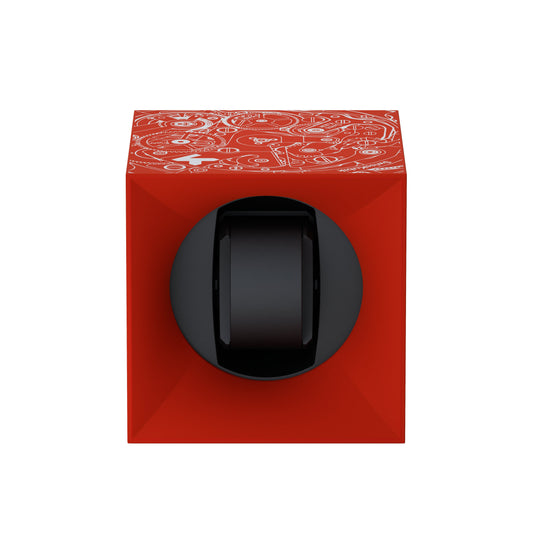 Automatic watch winder: Startbox 1 Soft Touch Red watch
