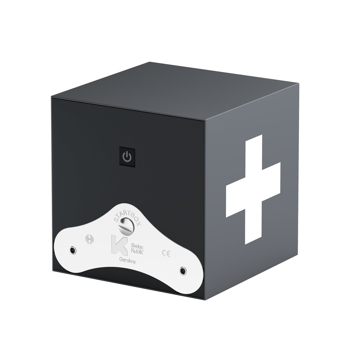 Startbox 1 Soft Touch Silver watch: rotating case for automatic watches