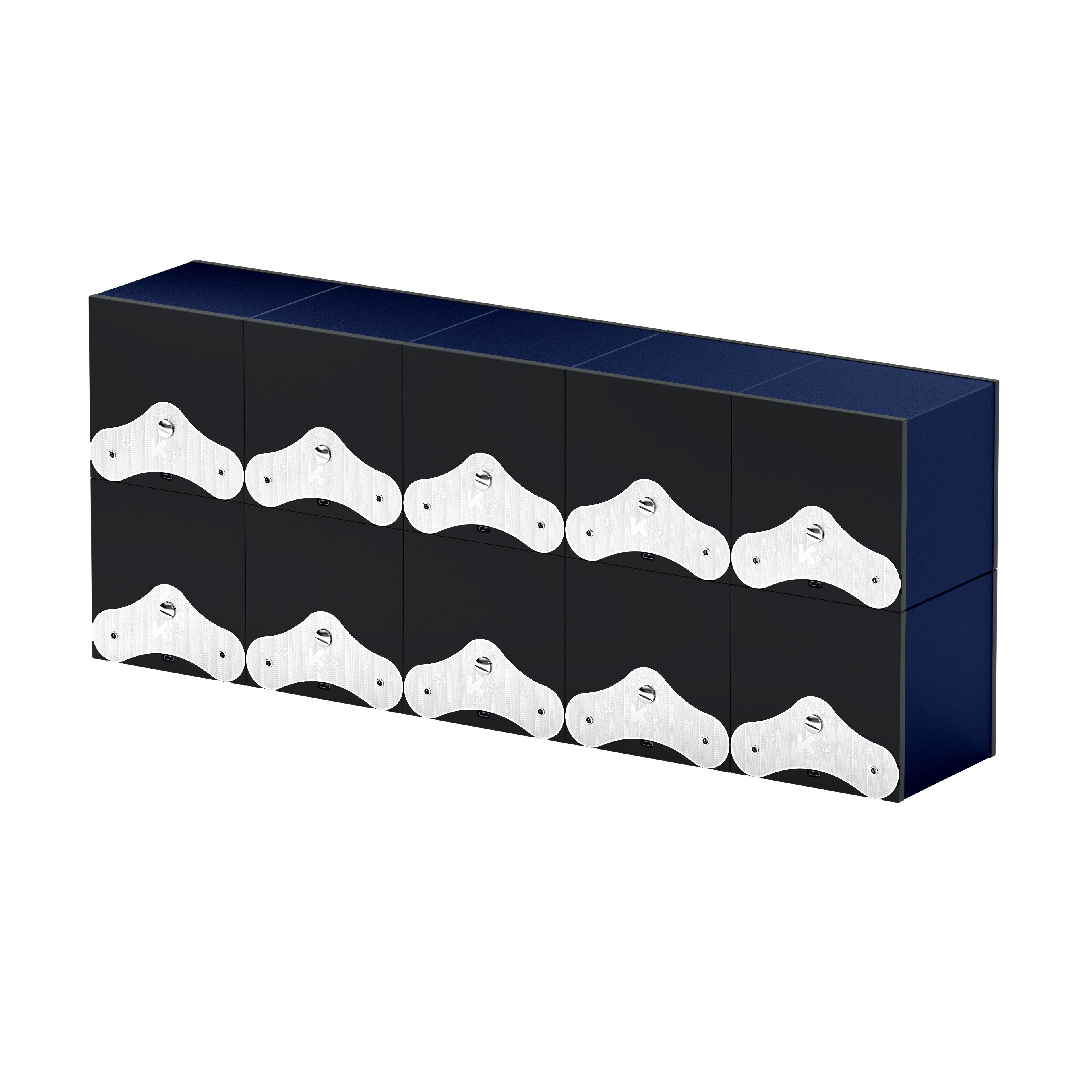 SwissKubik: Masterbox Aluminum Automatic Watch Winder Navy Blue 10 Watches