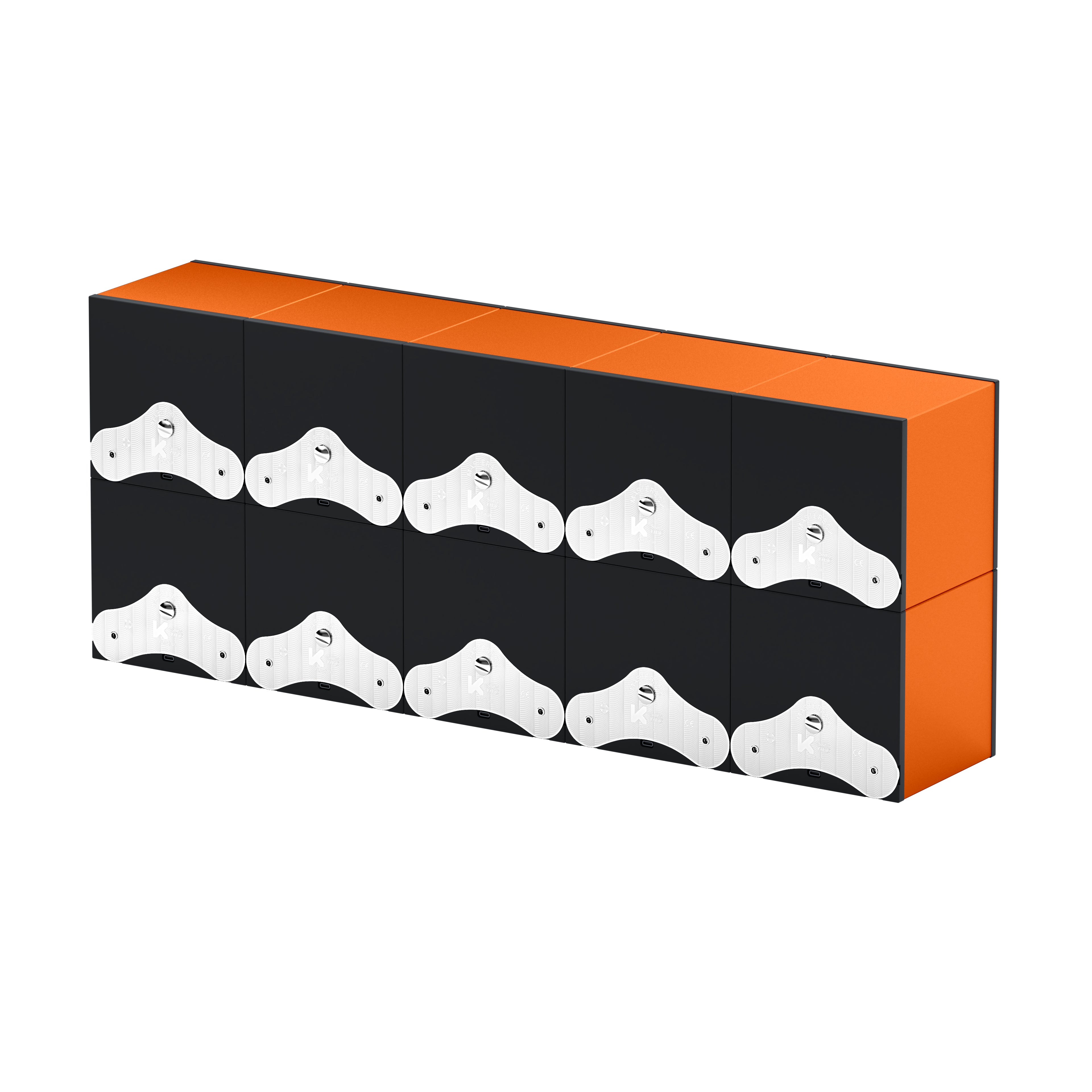 SwissKubik: Masterbox Aluminum Orange automatic watch winder for 10 watches