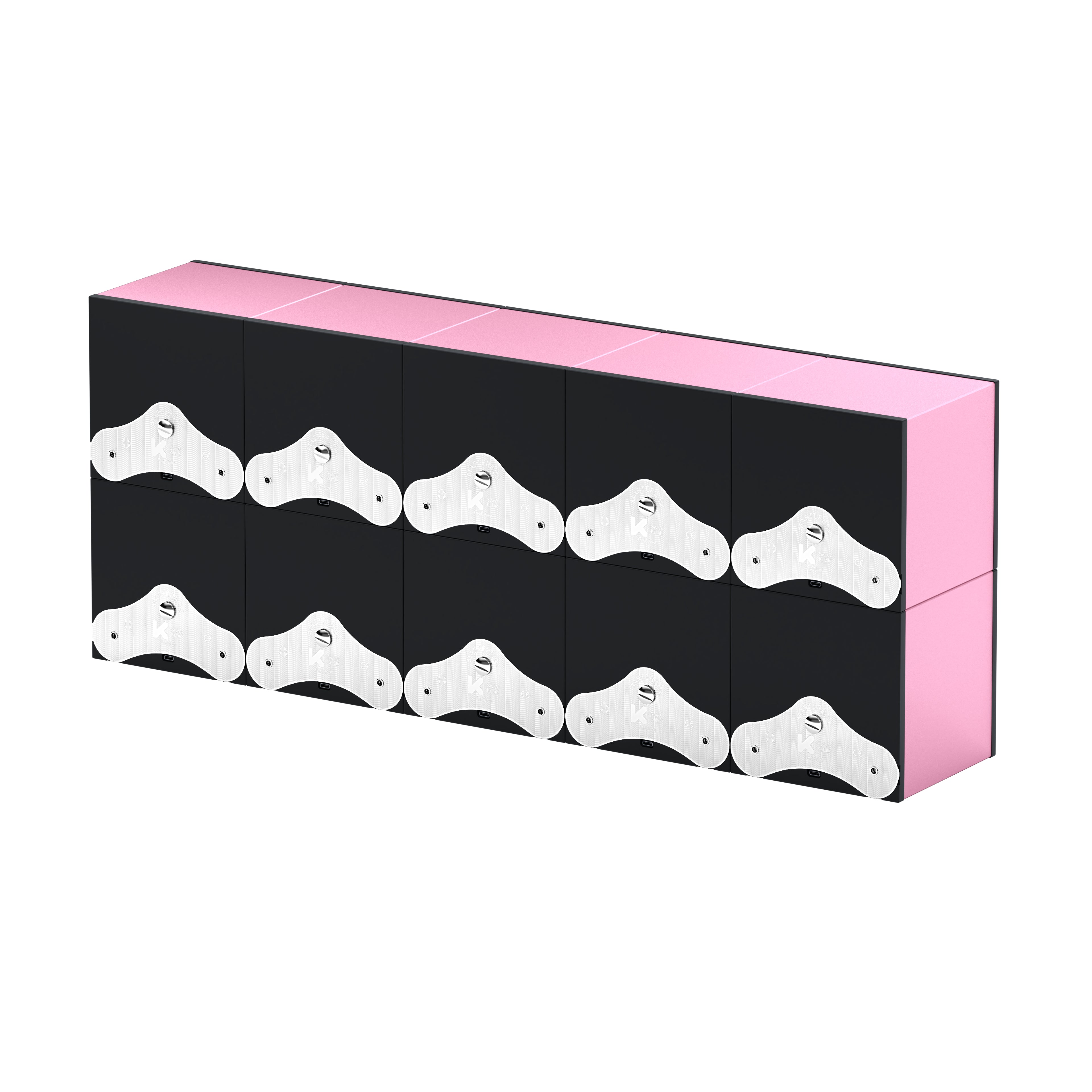 SwissKubik: Masterbox Aluminum Pink Automatic Watch Winder for 10 Watches