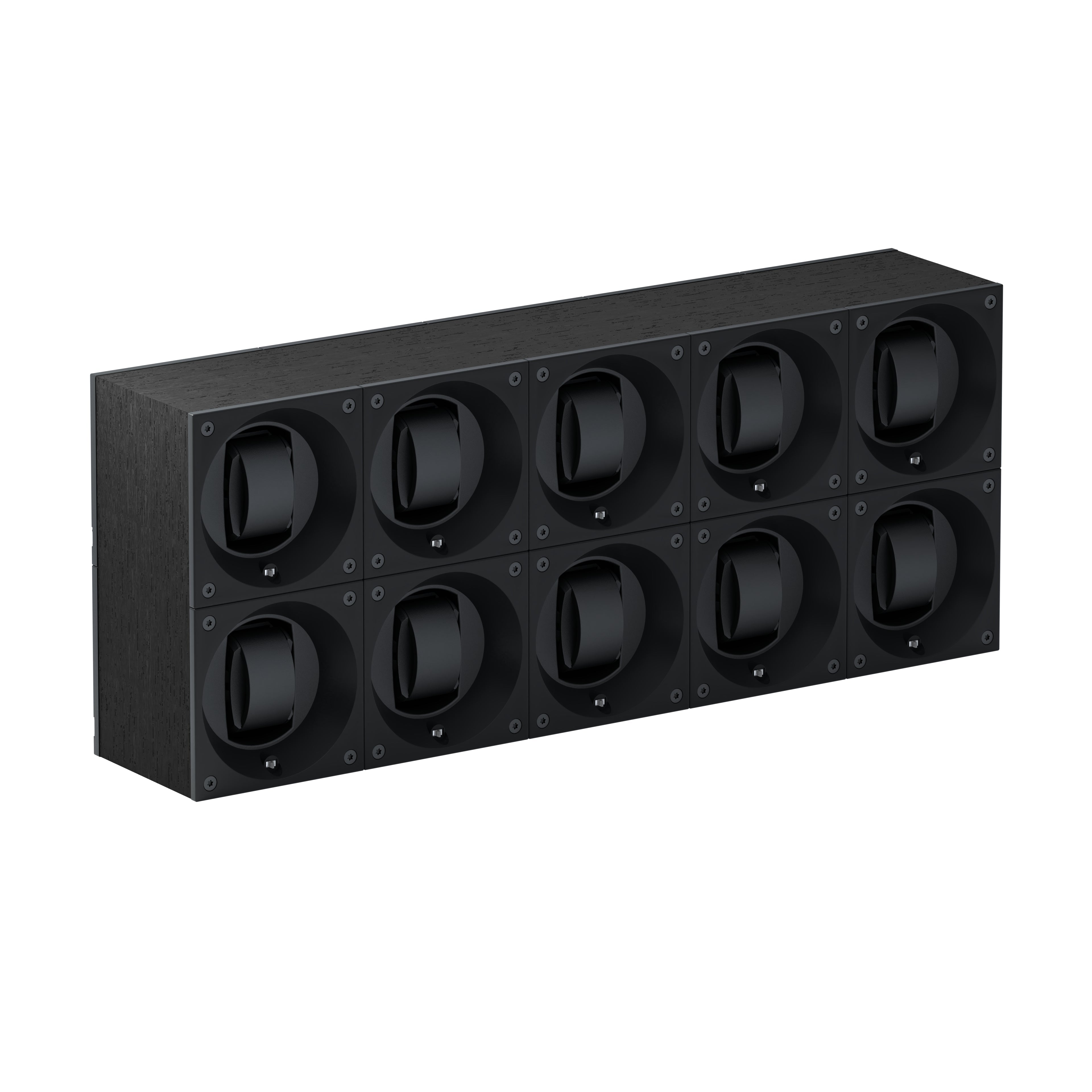 Automatic watch winder: Masterbox 10 watches Black Wenge Wood