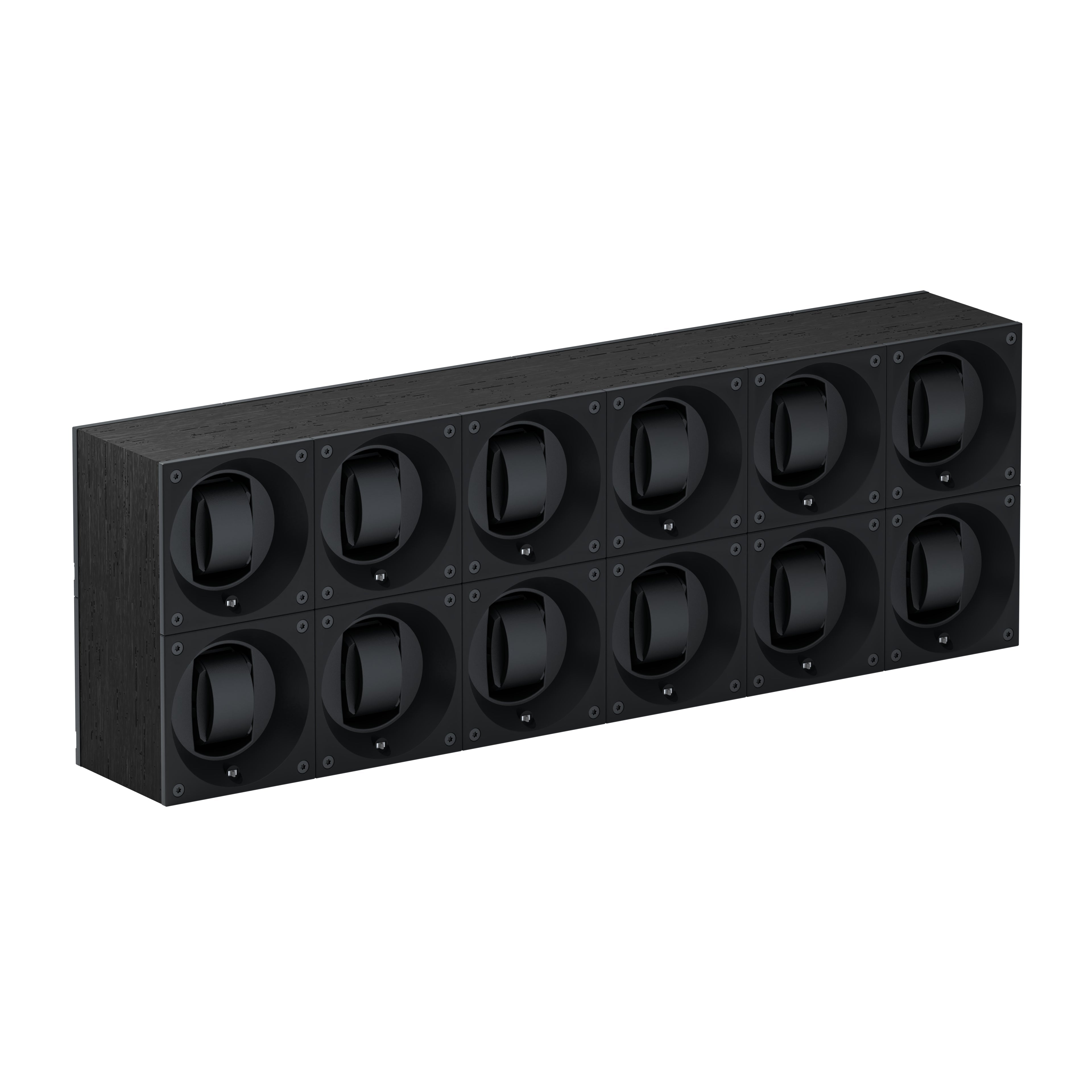 Automatic watch winder: Masterbox 12 watches Black Wenge Wood