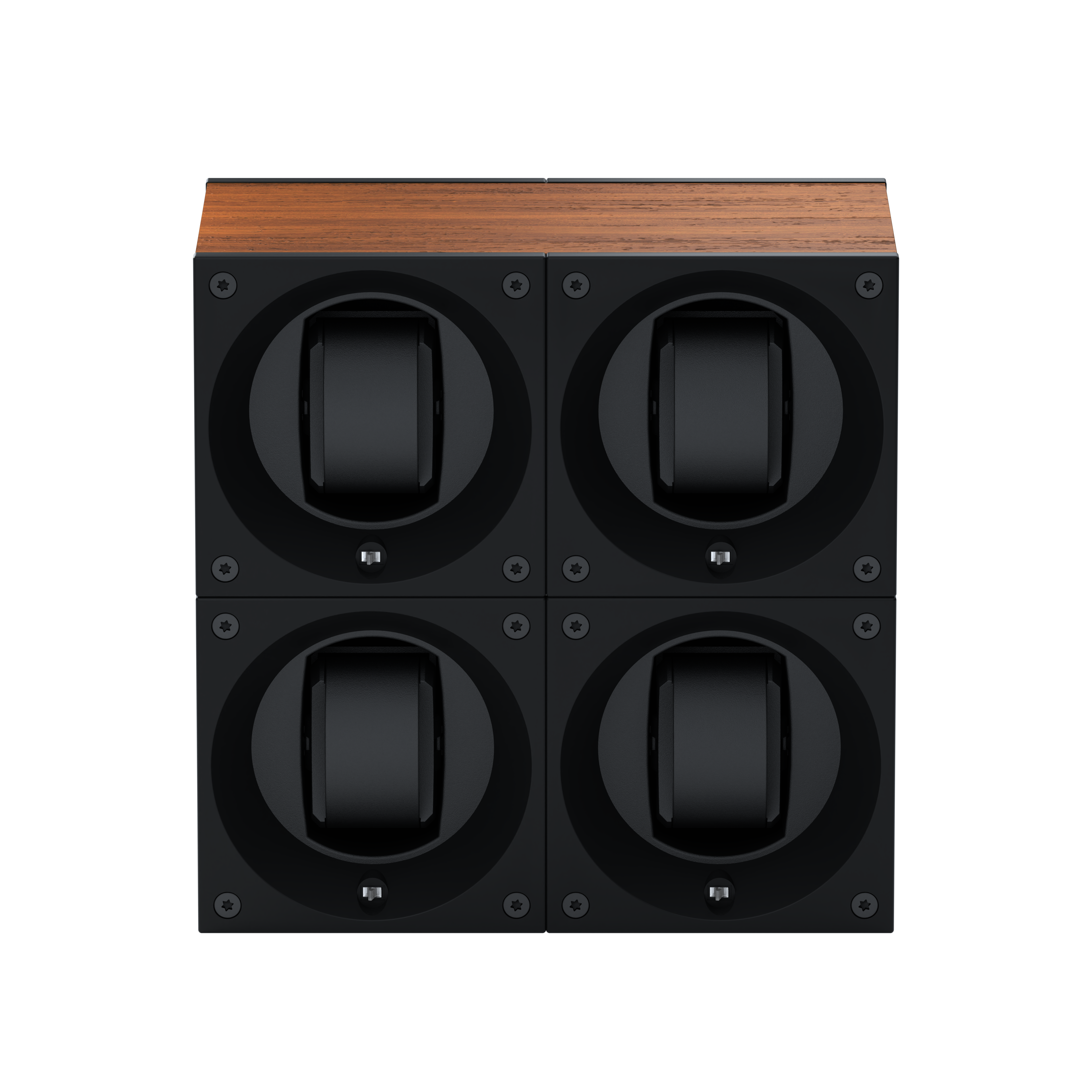 Masterbox 4 Oak Wood Watches: rotating case for automatic watches