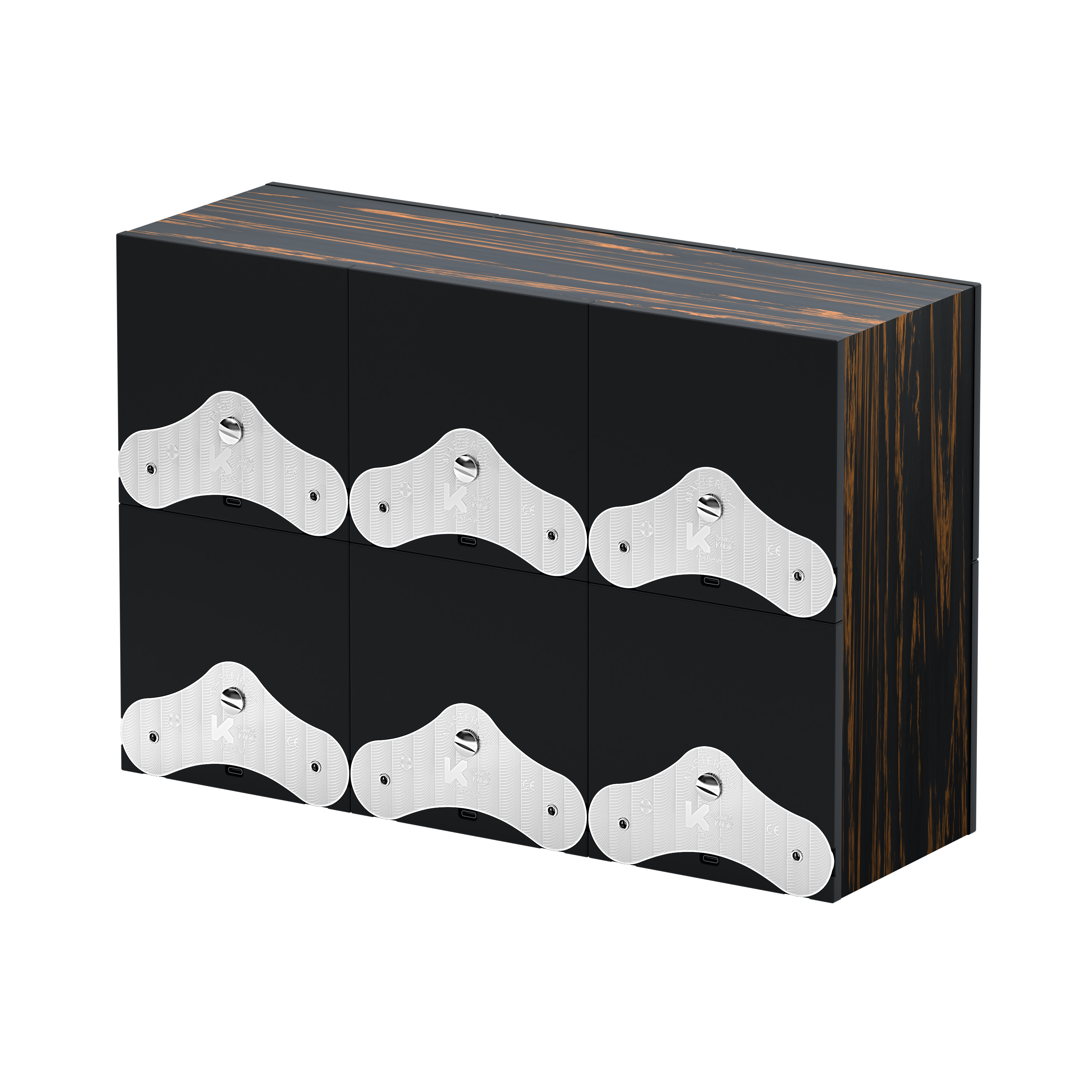 SwissKubik: Masterbox Palm Wood Automatic Watch Winder for 6 Watches