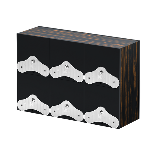 SwissKubik: Masterbox Palm Wood Automatic Watch Winder for 6 Watches