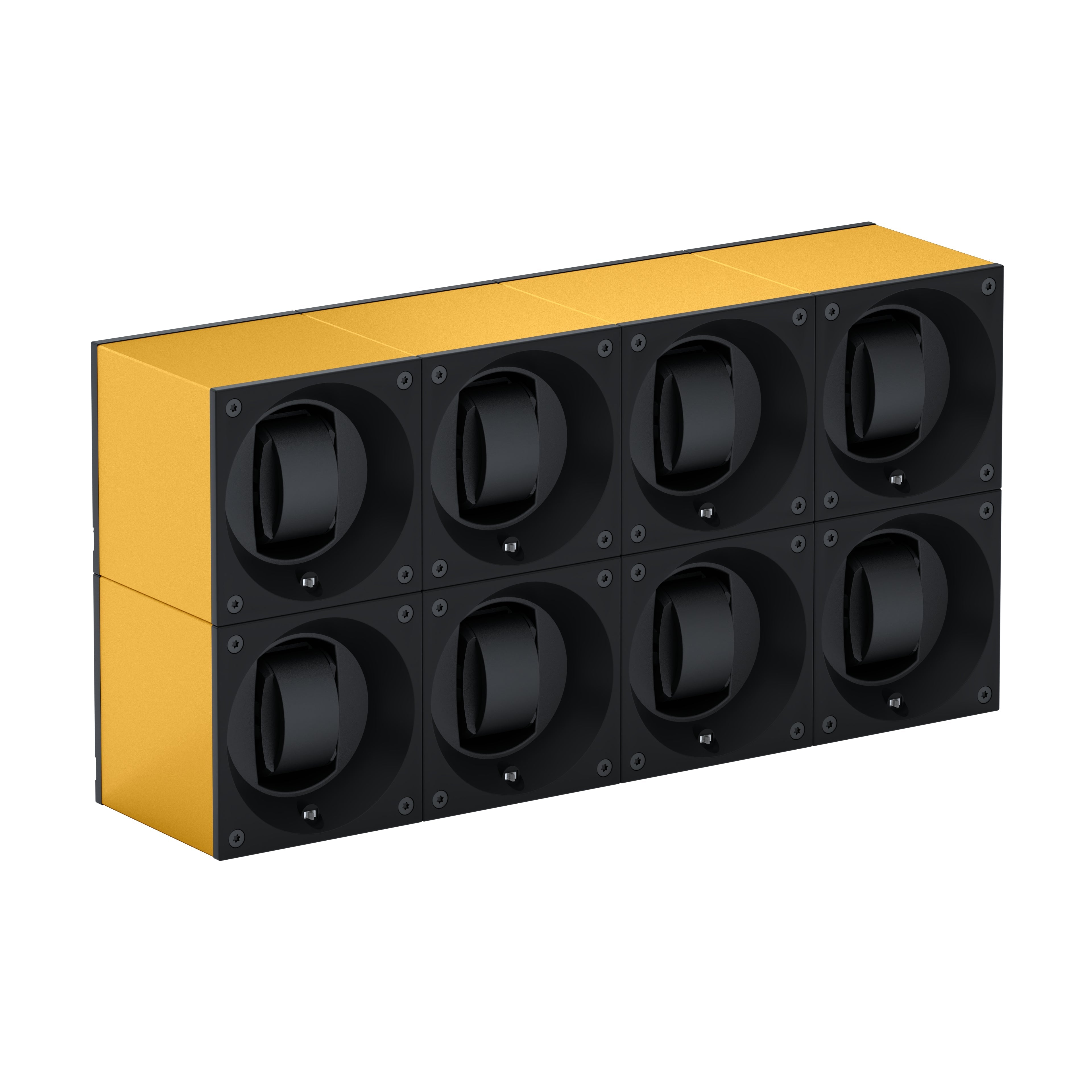 Automatic watch winder: Masterbox 8 watches Aluminum Gold