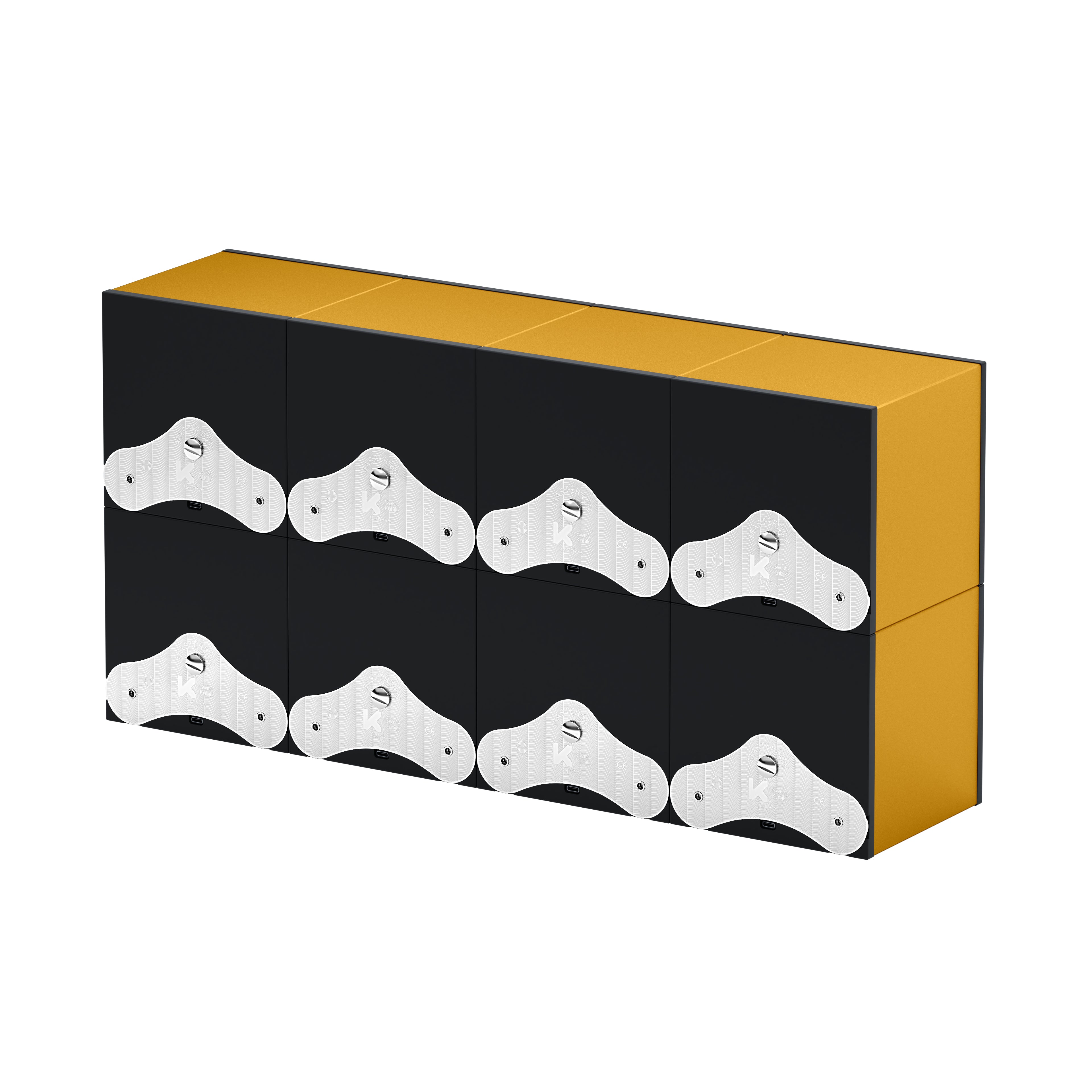 SwissKubik: Masterbox Aluminum Gold Automatic Watch Winder for 8 Watches