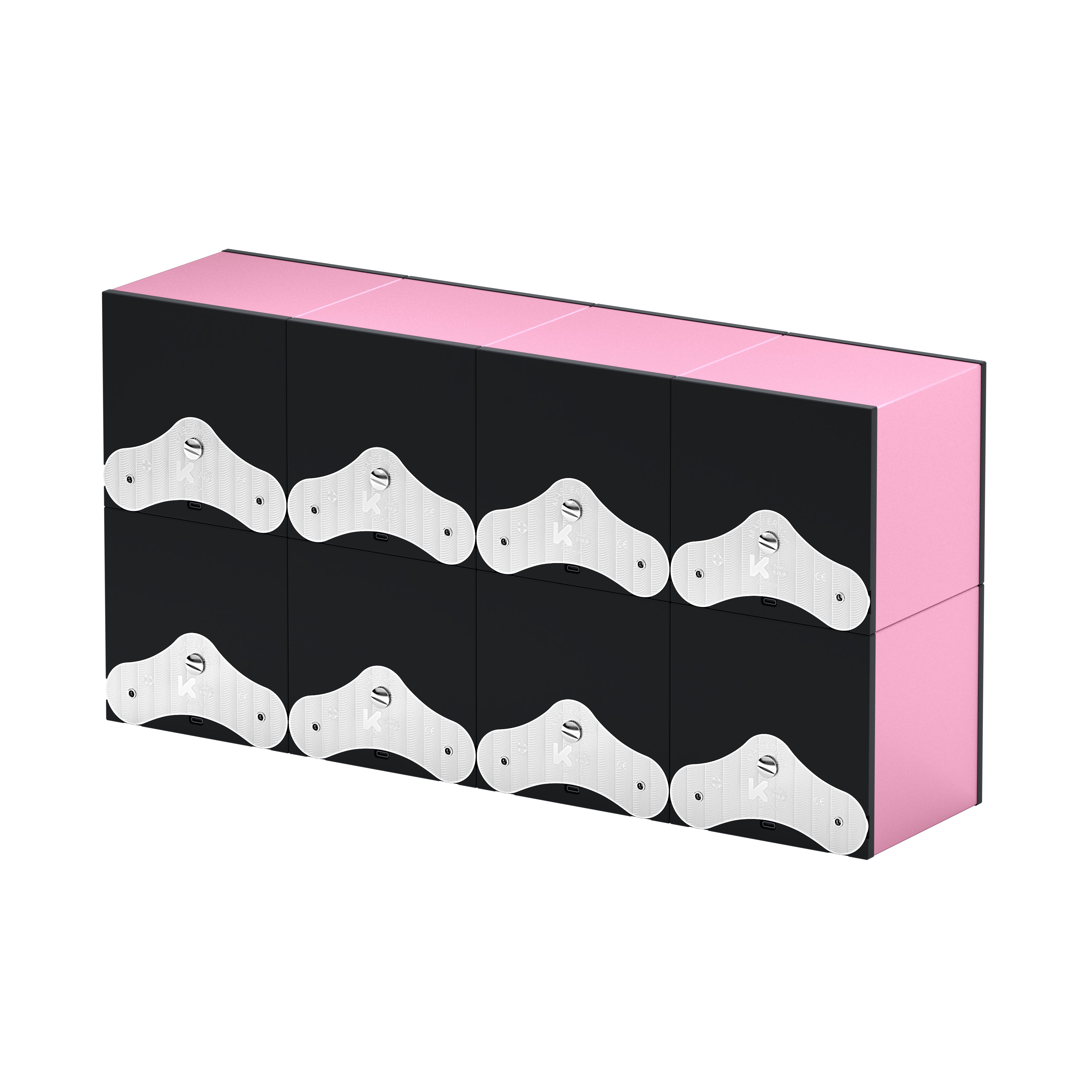 SwissKubik: Masterbox Aluminum Rose automatic watch winder for 8 watches