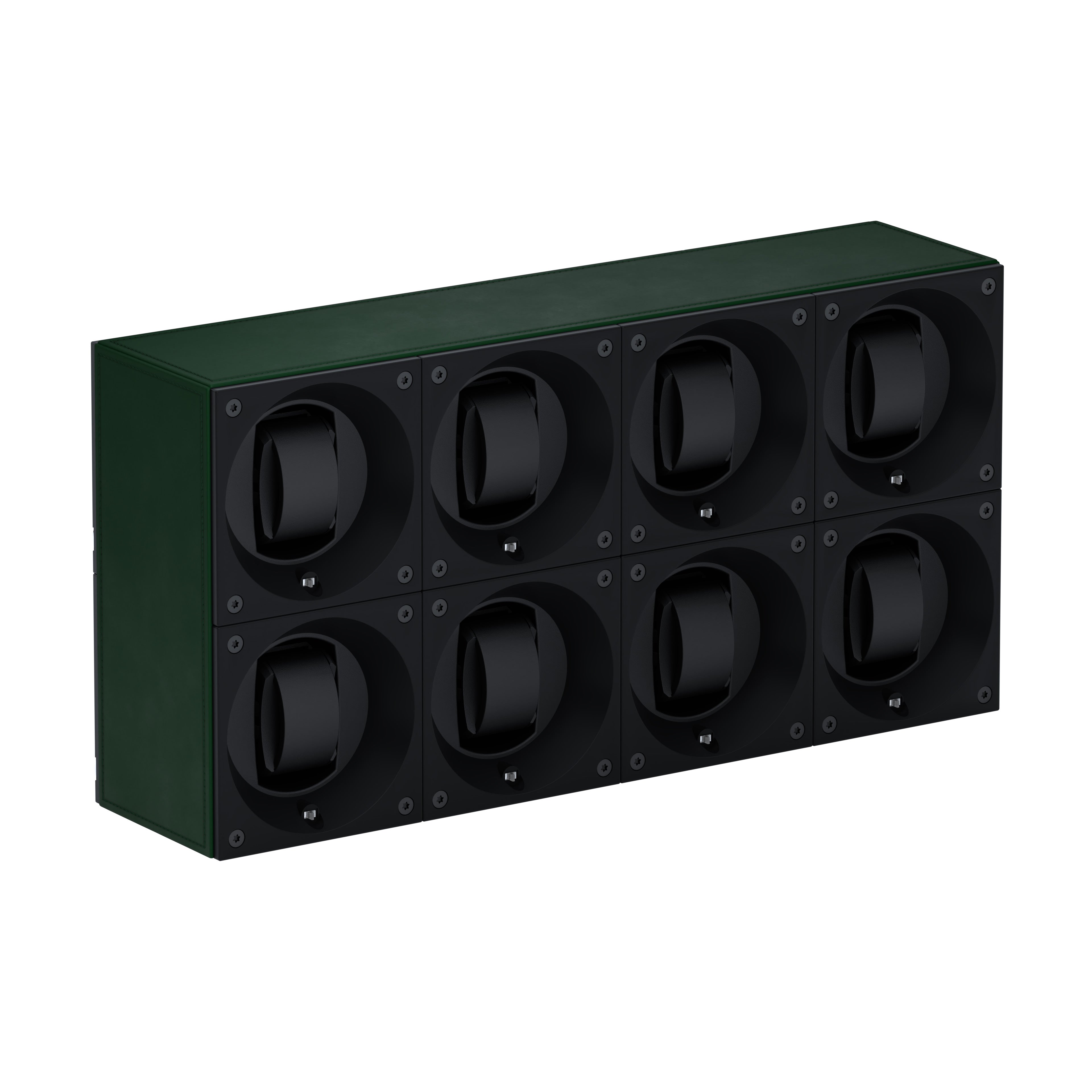 Automatic watch winder: Masterbox 8 watches Green Leather