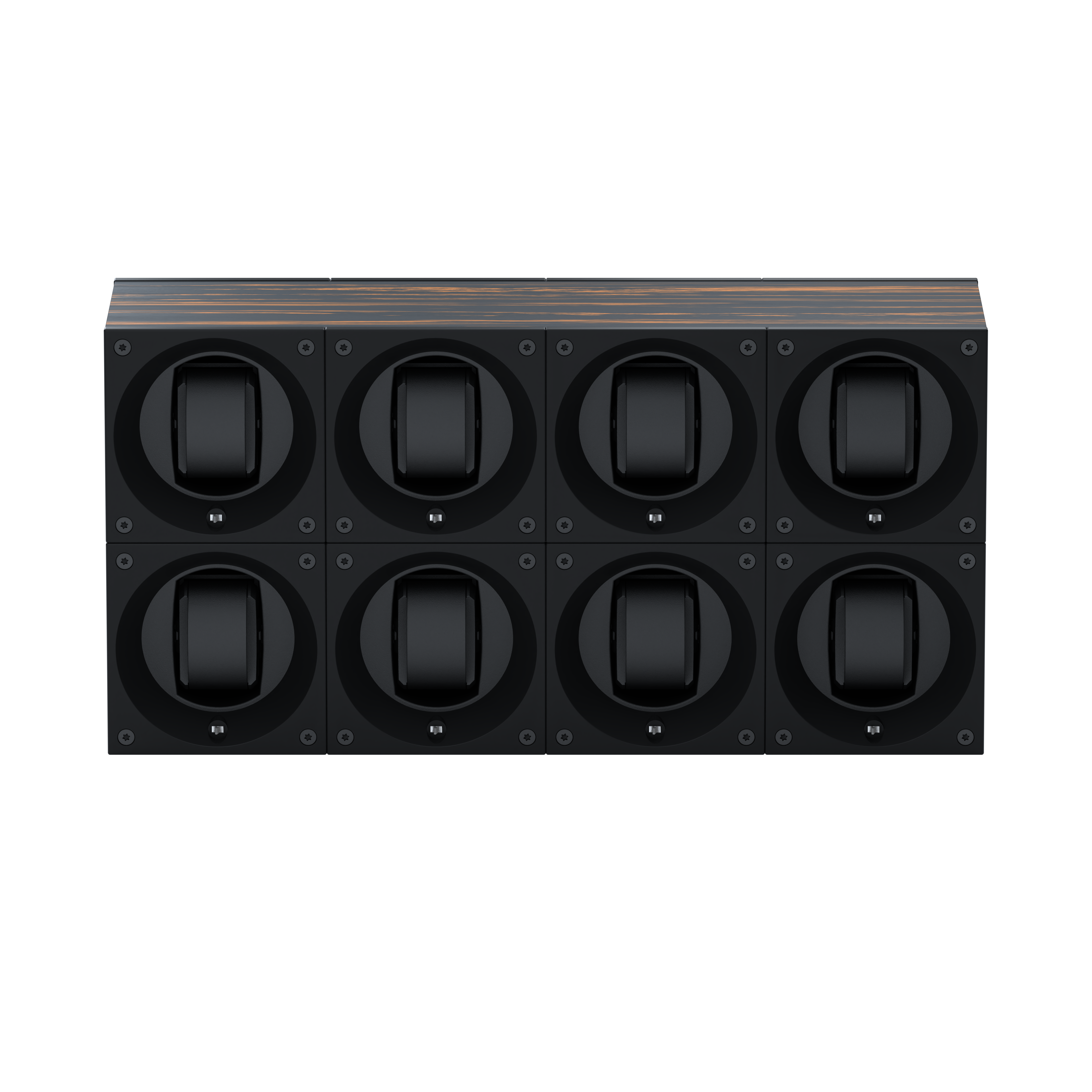 Masterbox 8 watches Palm Wood: rotating case for automatic watches