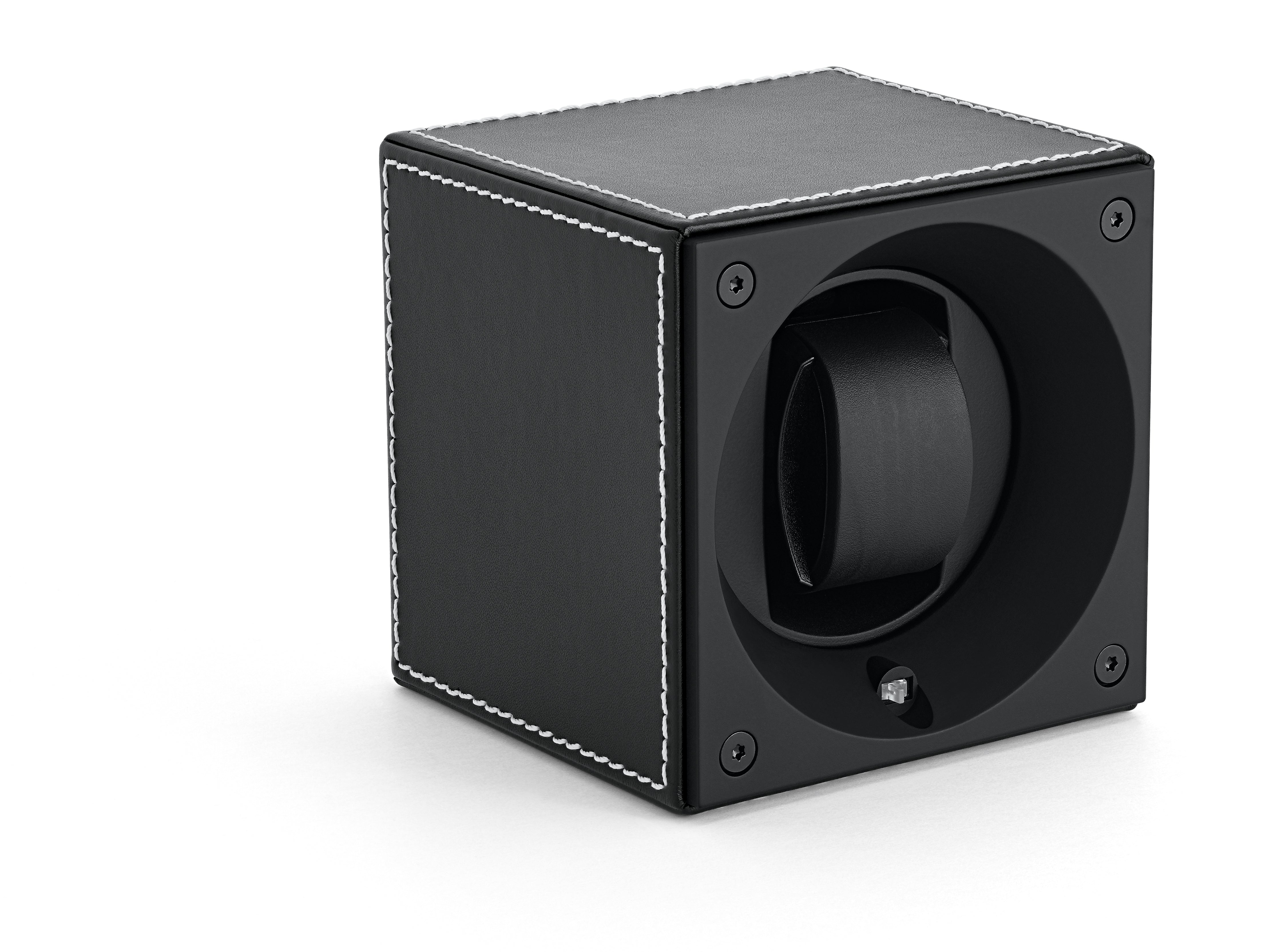 DISCONTINUED & RARE: Black Leather with white stitches | 1 watch