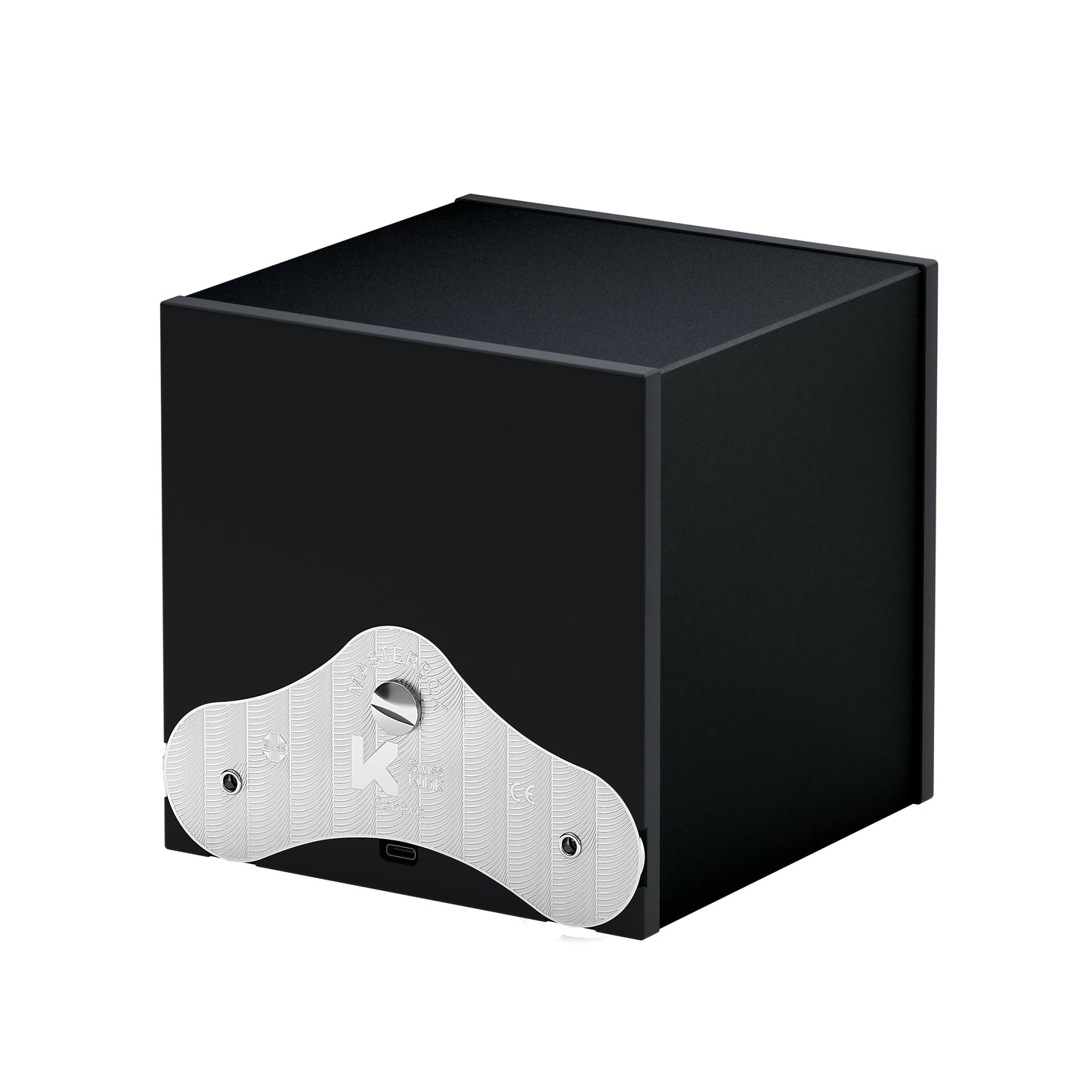 SwissKubik: Masterbox Aluminum Black automatic watch winder for 1 watch