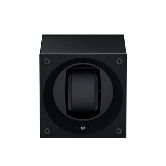 Masterbox 1 Black Aluminum Watch: rotating case for automatic watches