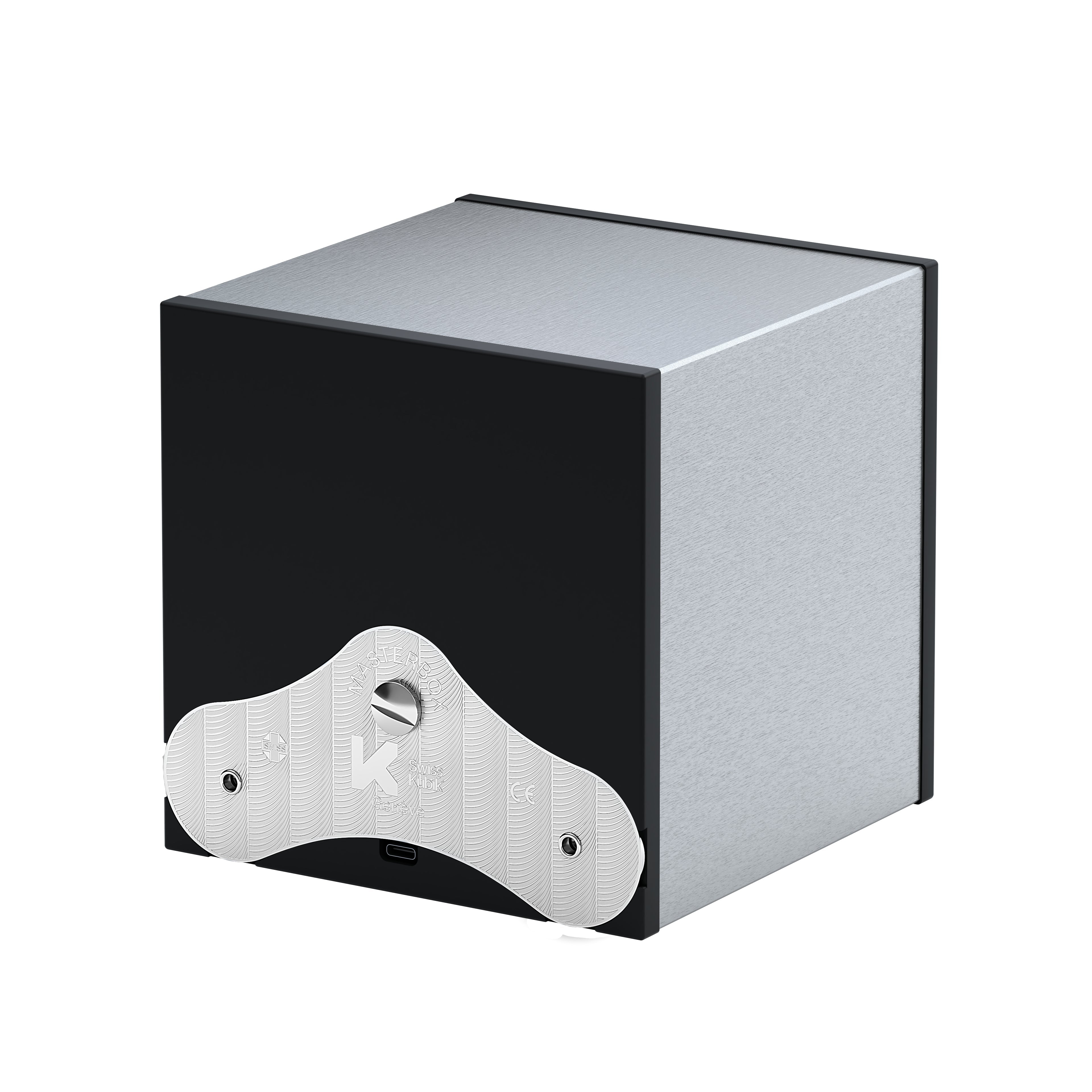 SwissKubik: Masterbox Brushed Aluminum Automatic Watch Winder for 1 watch