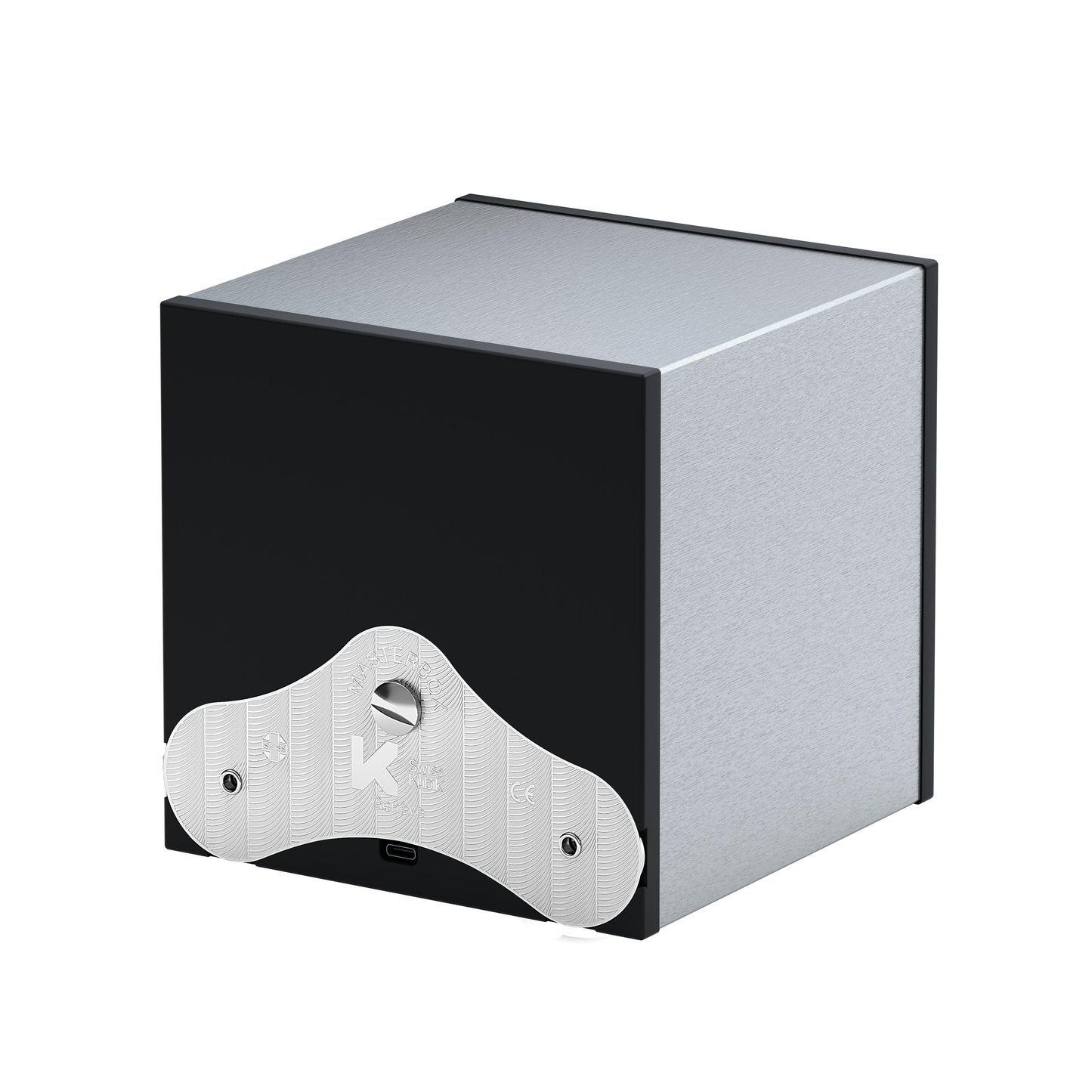 SwissKubik: Masterbox Brushed Aluminum Automatic Watch Winder for 1 watch