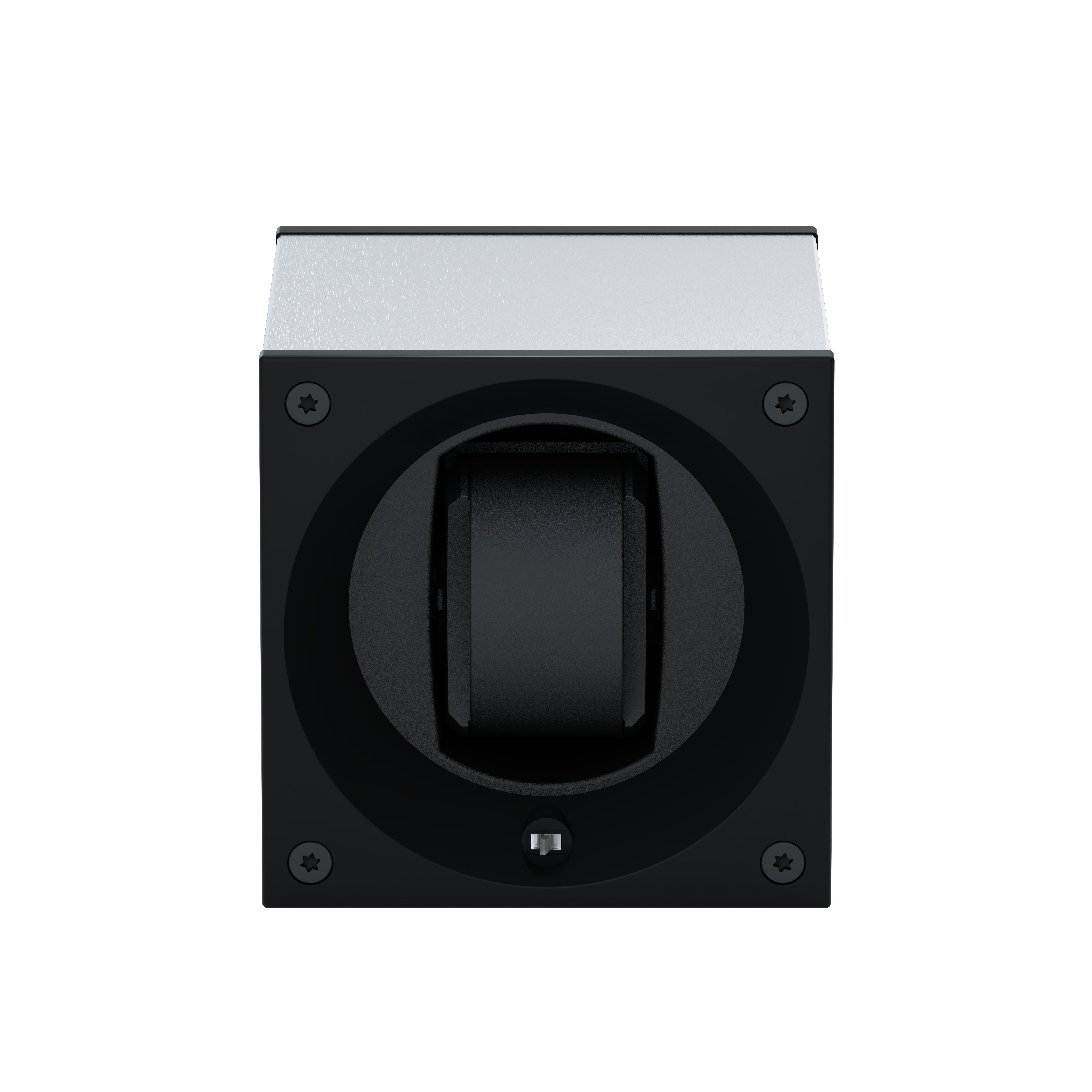 Masterbox 1 Brushed Aluminum Watch: Rotating Watch Case for Automatic Watches