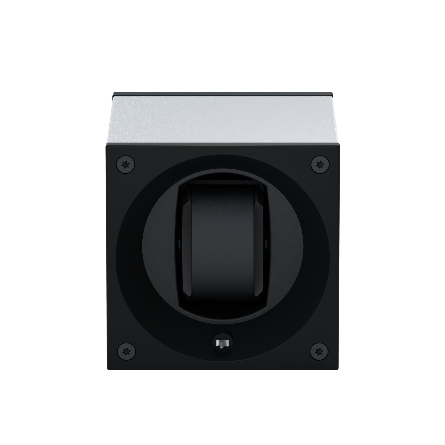 Masterbox 1 Brushed Aluminum Watch: Rotating Watch Case for Automatic Watches