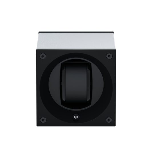 Masterbox 1 Brushed Aluminum Watch: Rotating Watch Case for Automatic Watches