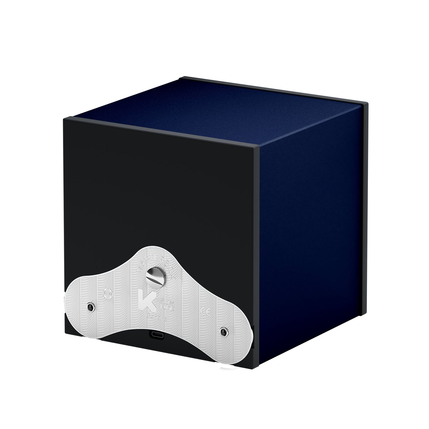 SwissKubik: Masterbox Aluminum Automatic Watch Winder Navy Blue 1 watch