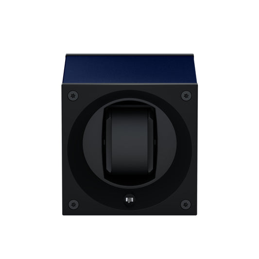 Masterbox 1 Navy Blue Aluminum Watch: rotating case for automatic watches