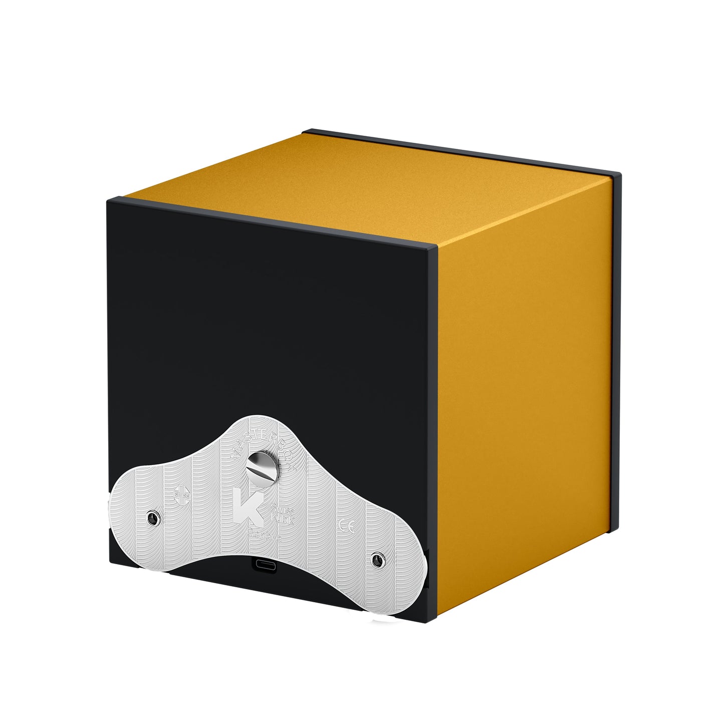 SwissKubik: Masterbox Aluminum Gold automatic watch winder for 1 watch
