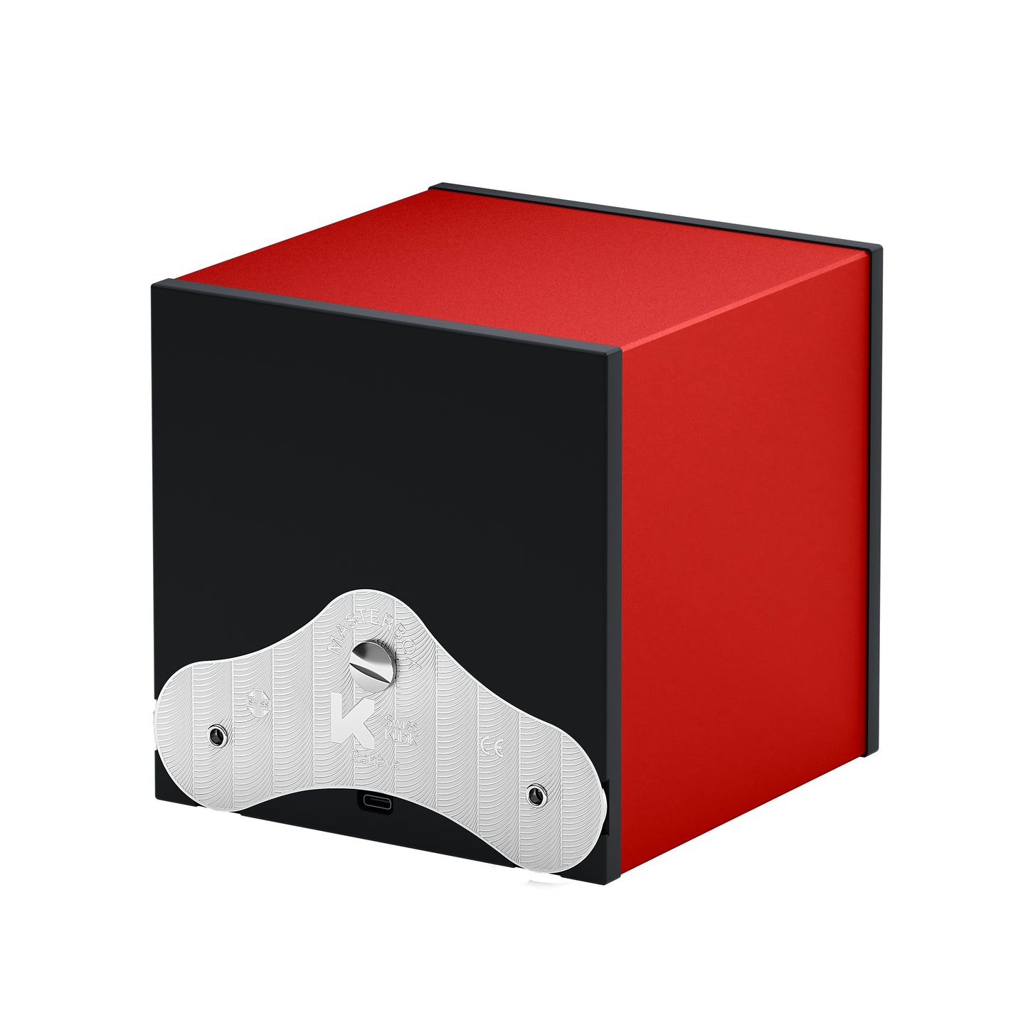 SwissKubik: Masterbox Aluminum Red automatic watch winder for 1 watch