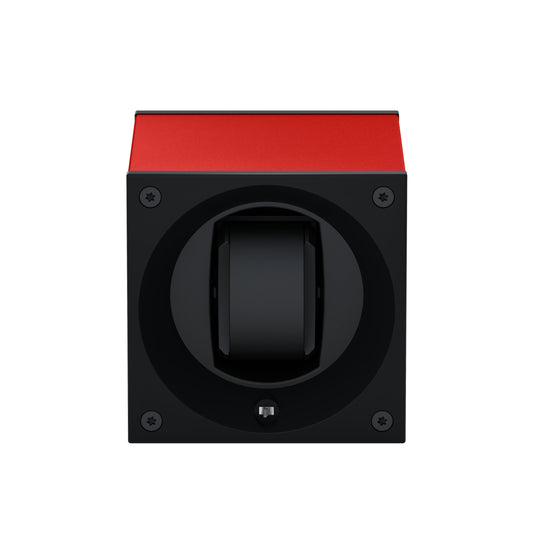 Masterbox 1 Red Aluminum Watch: rotating case for automatic watches