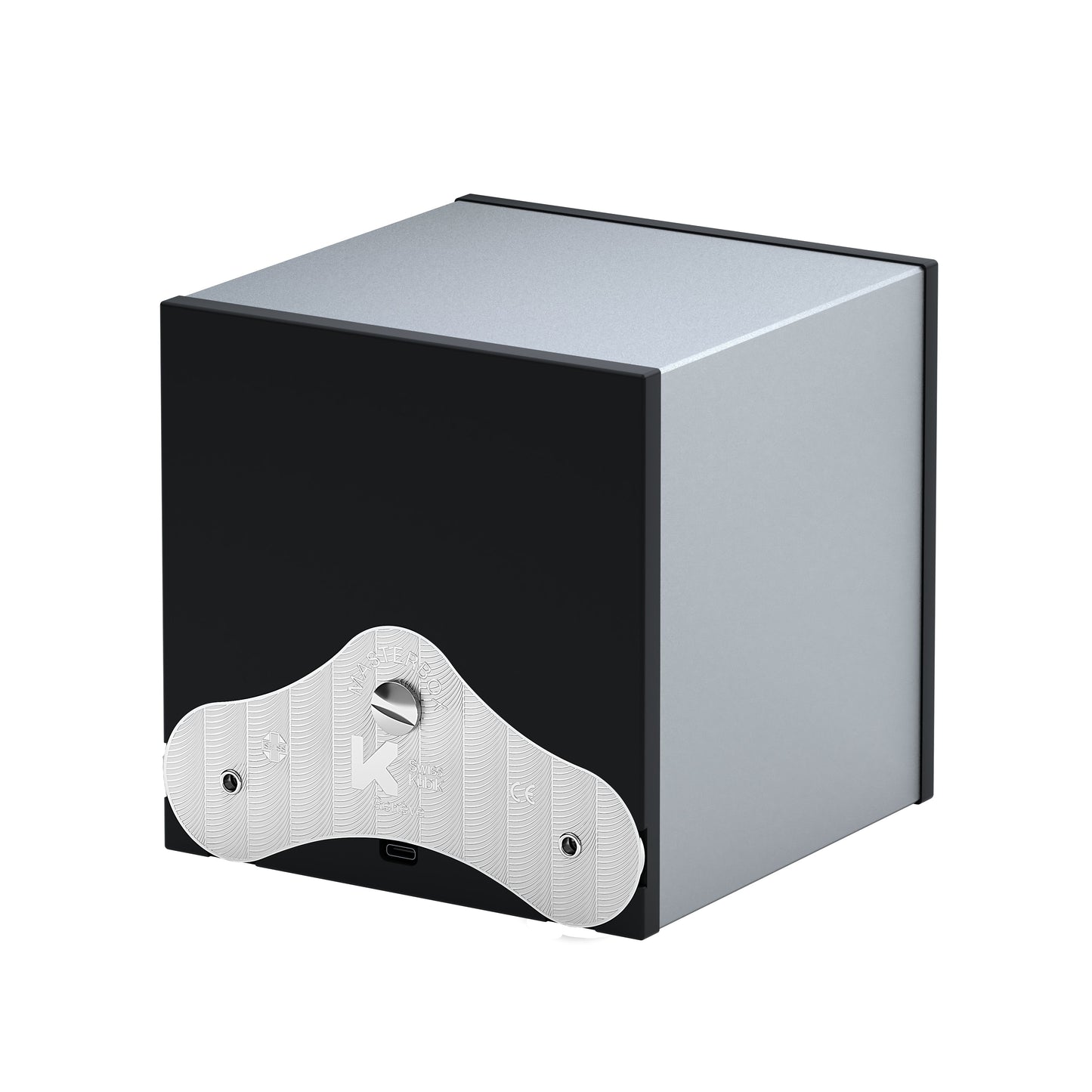 SwissKubik: Masterbox Aluminum Silver Automatic Watch Winder for 1 watch