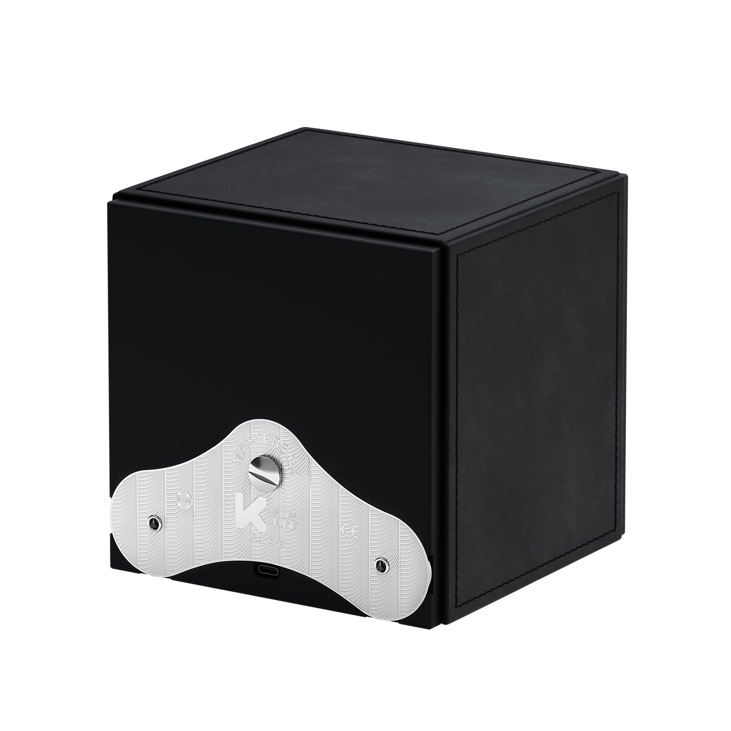 SwissKubik: Masterbox automatic watch winder Black Leather 1 watch
