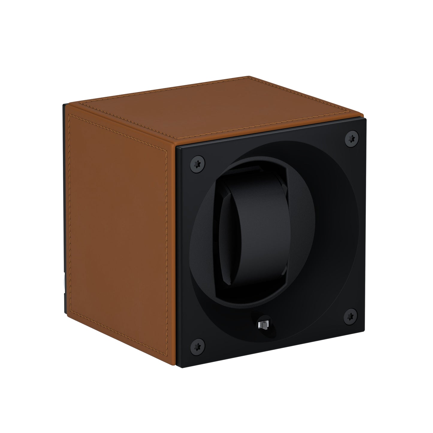 Automatic watch winder: Masterbox 1 watch Cognac leather