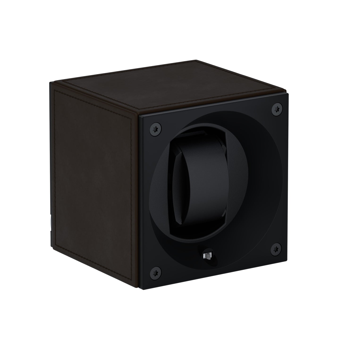 Automatic watch winder: Masterbox 1 watch Dark Brown Leather