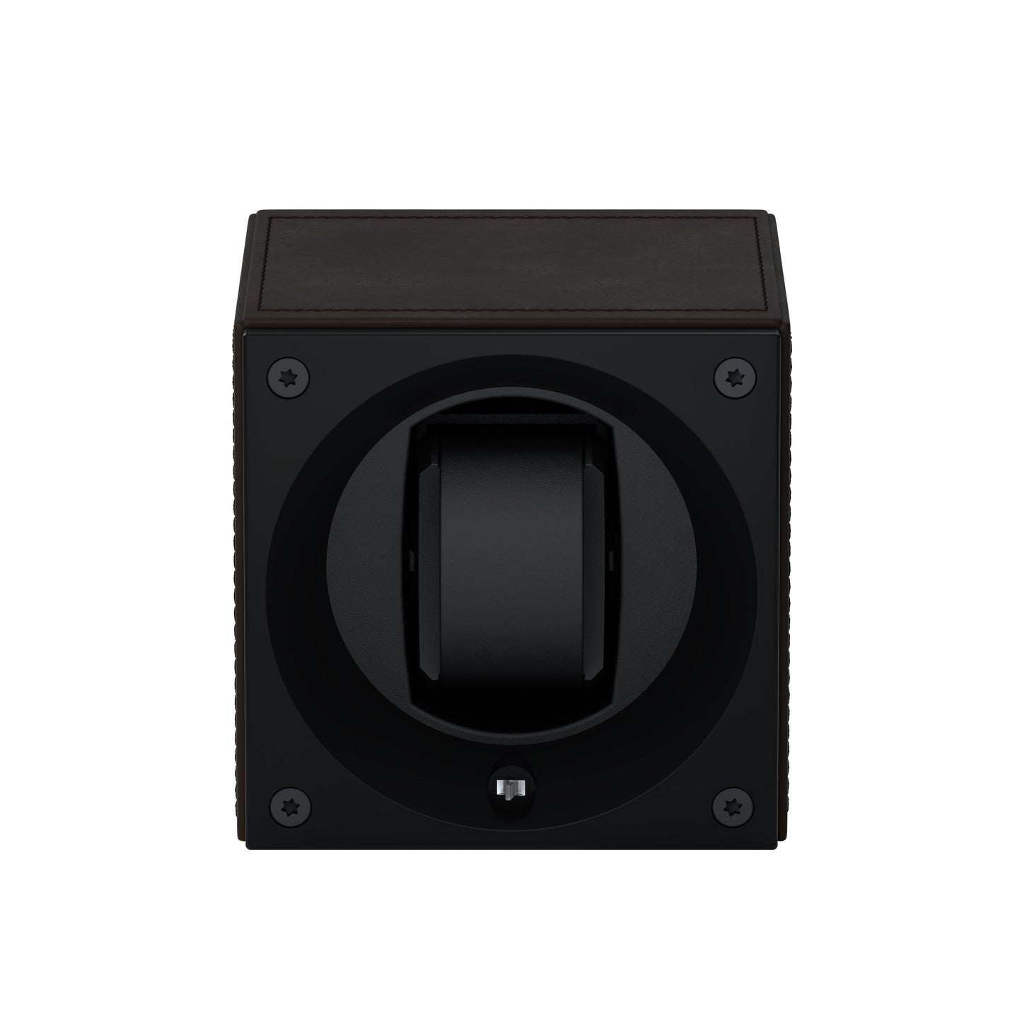 Masterbox 1 watch Dark Brown Leather: rotating case for automatic watch