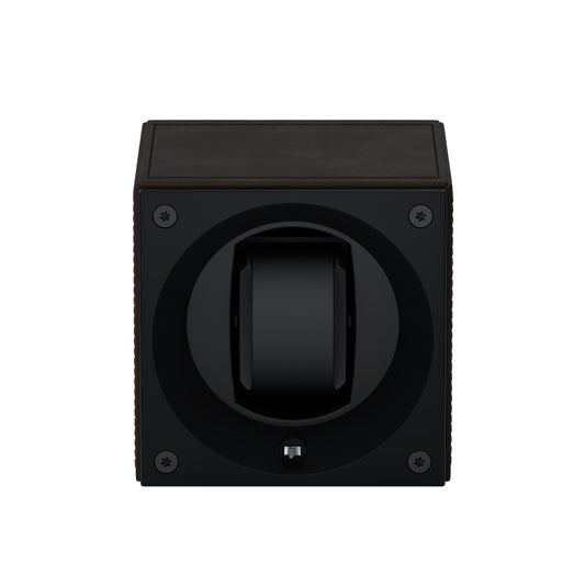 Masterbox 1 watch Dark Brown Leather: rotating case for automatic watch