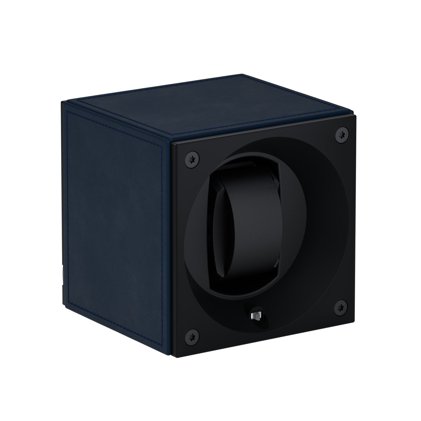 Automatic watch winder: Masterbox 1 watch Navy Blue Leather