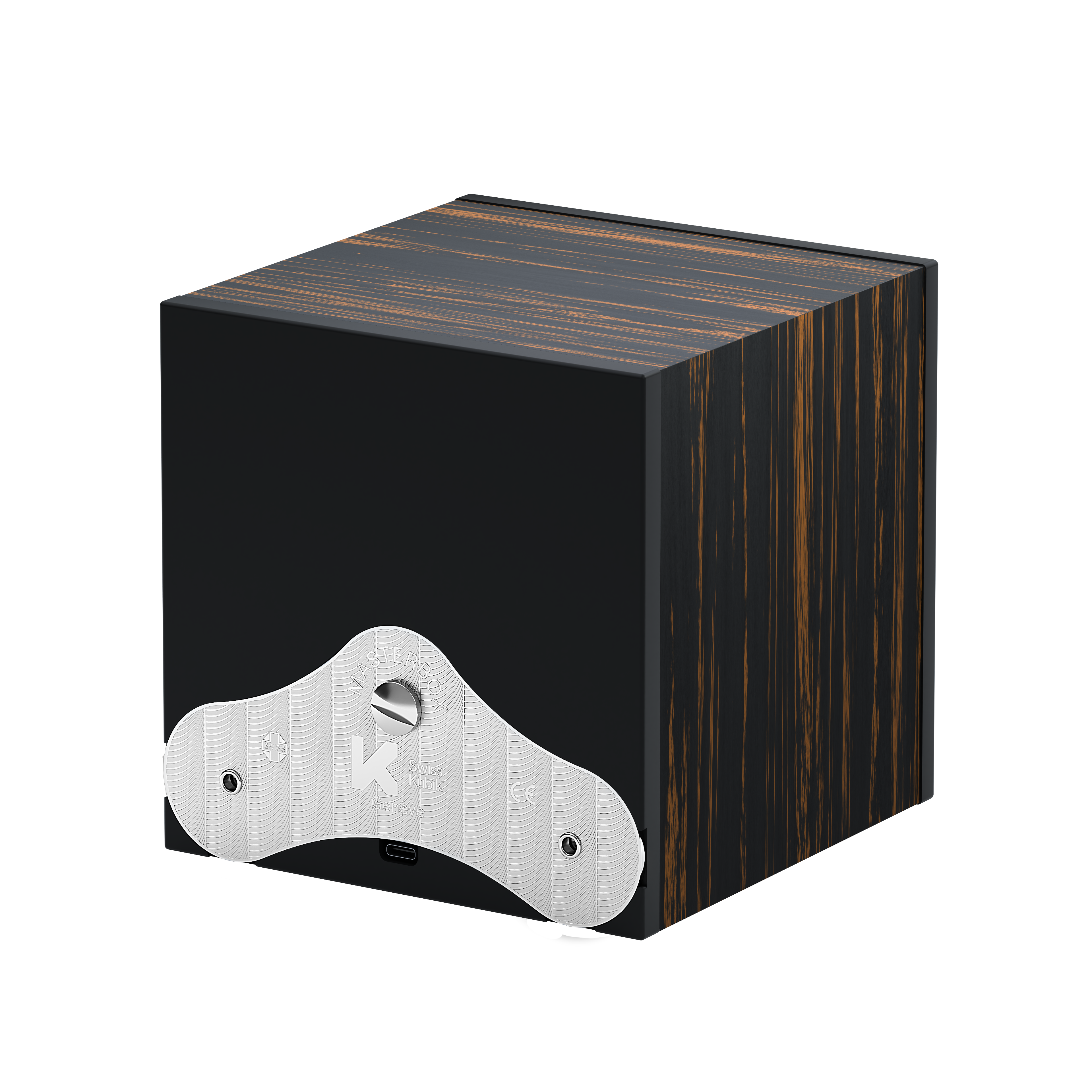 SwissKubik: Masterbox Palm Wood Automatic Watch Winder for 1 Watch
