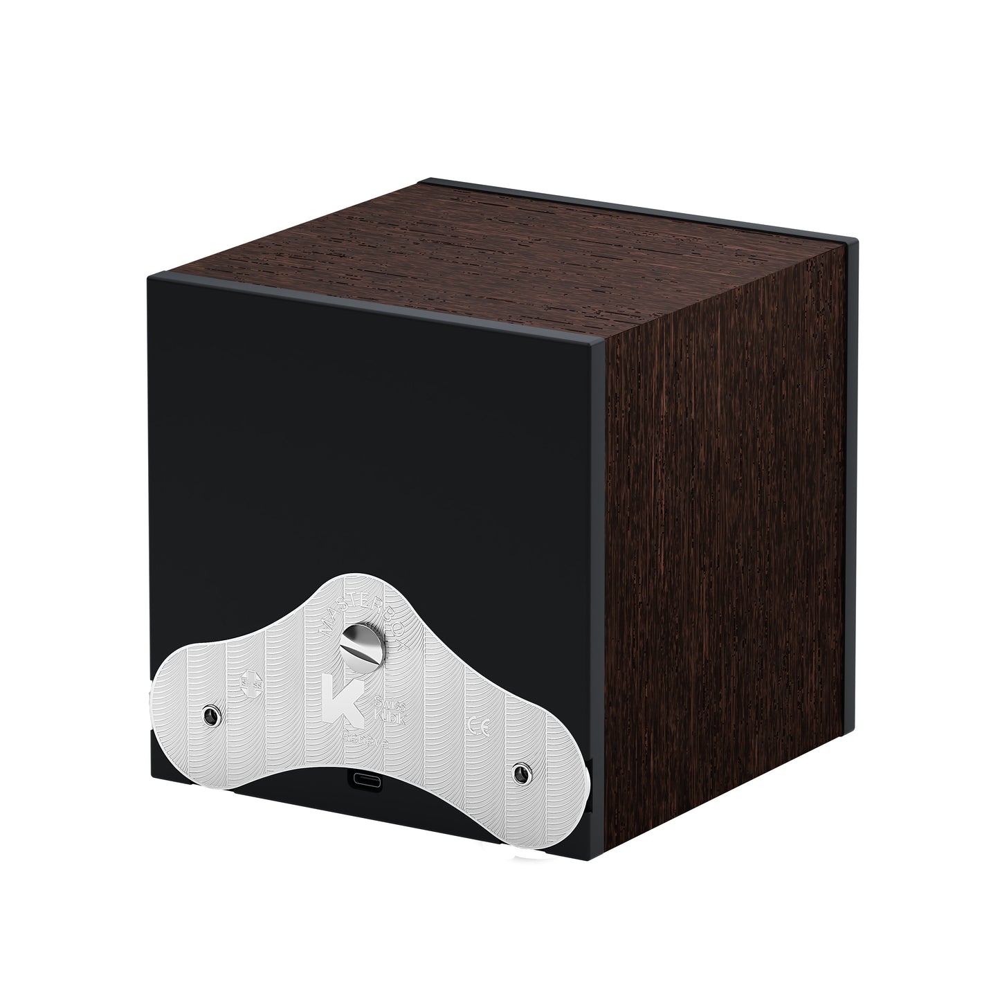SwissKubik: Masterbox automatic watch winder Natural Wenge Wood 1 watch