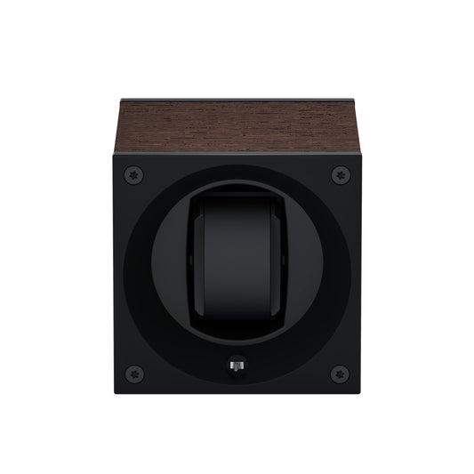 Masterbox 1 Natural Wenge Wood Watch: rotating case for automatic watches