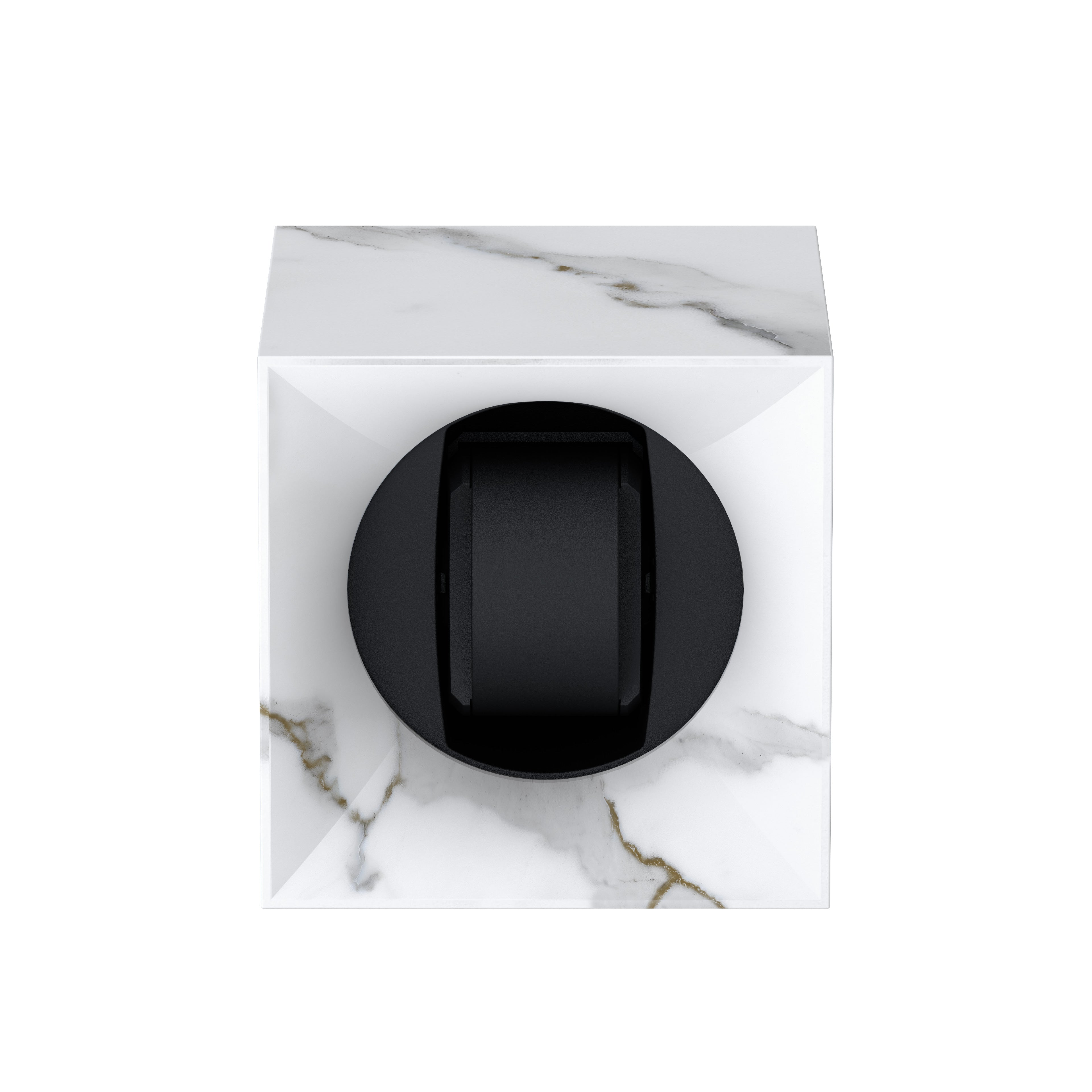 Startbox 1 Metamorphik White Carrara watch: rotating case for automatic watches