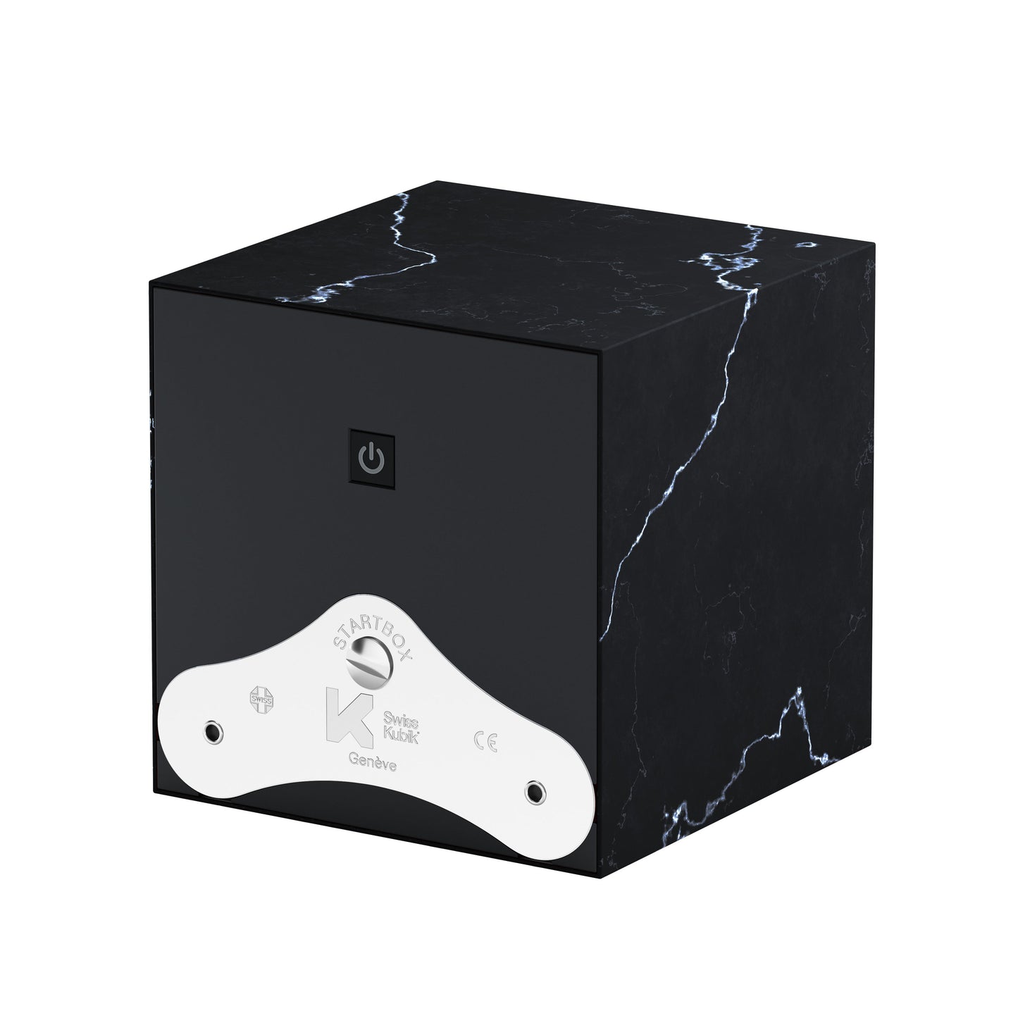 SwissKubik: Metamorphik Black Marquina automatic watch winder for 1 watch