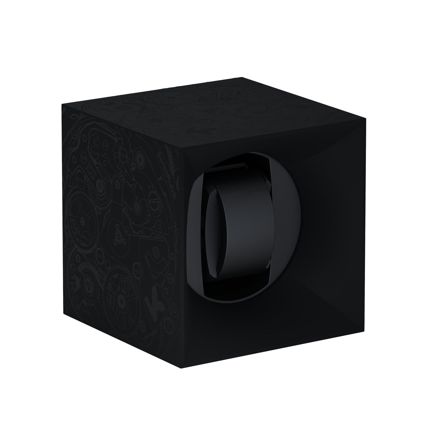 SwissKubik: Startbox Soft Touch Black automatic watch winder for 1 watch