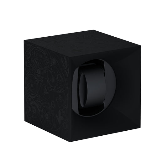 SwissKubik: Startbox Soft Touch Black automatic watch winder for 1 watch