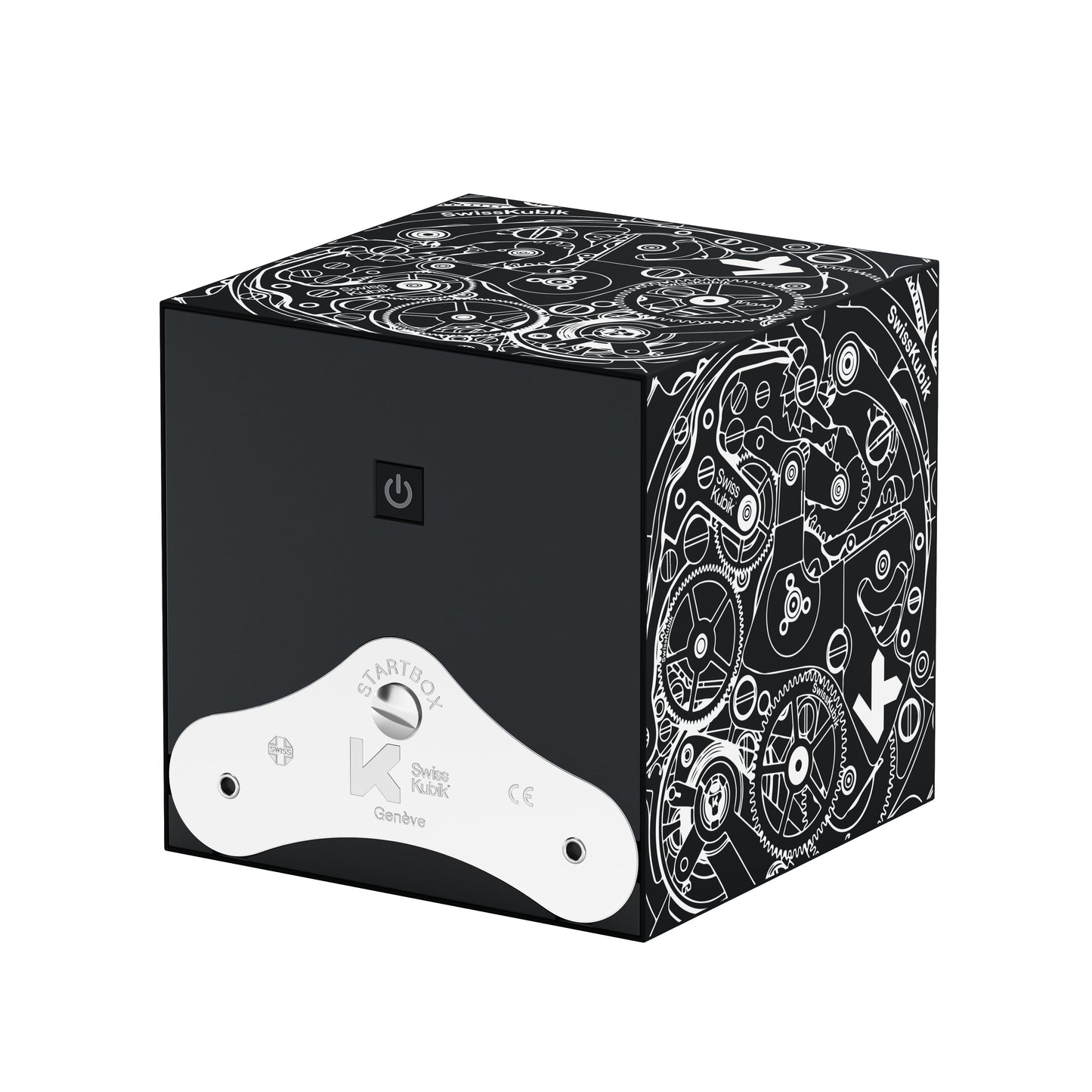 Startbox 1 Soft Touch Black watch: rotating case for automatic watches